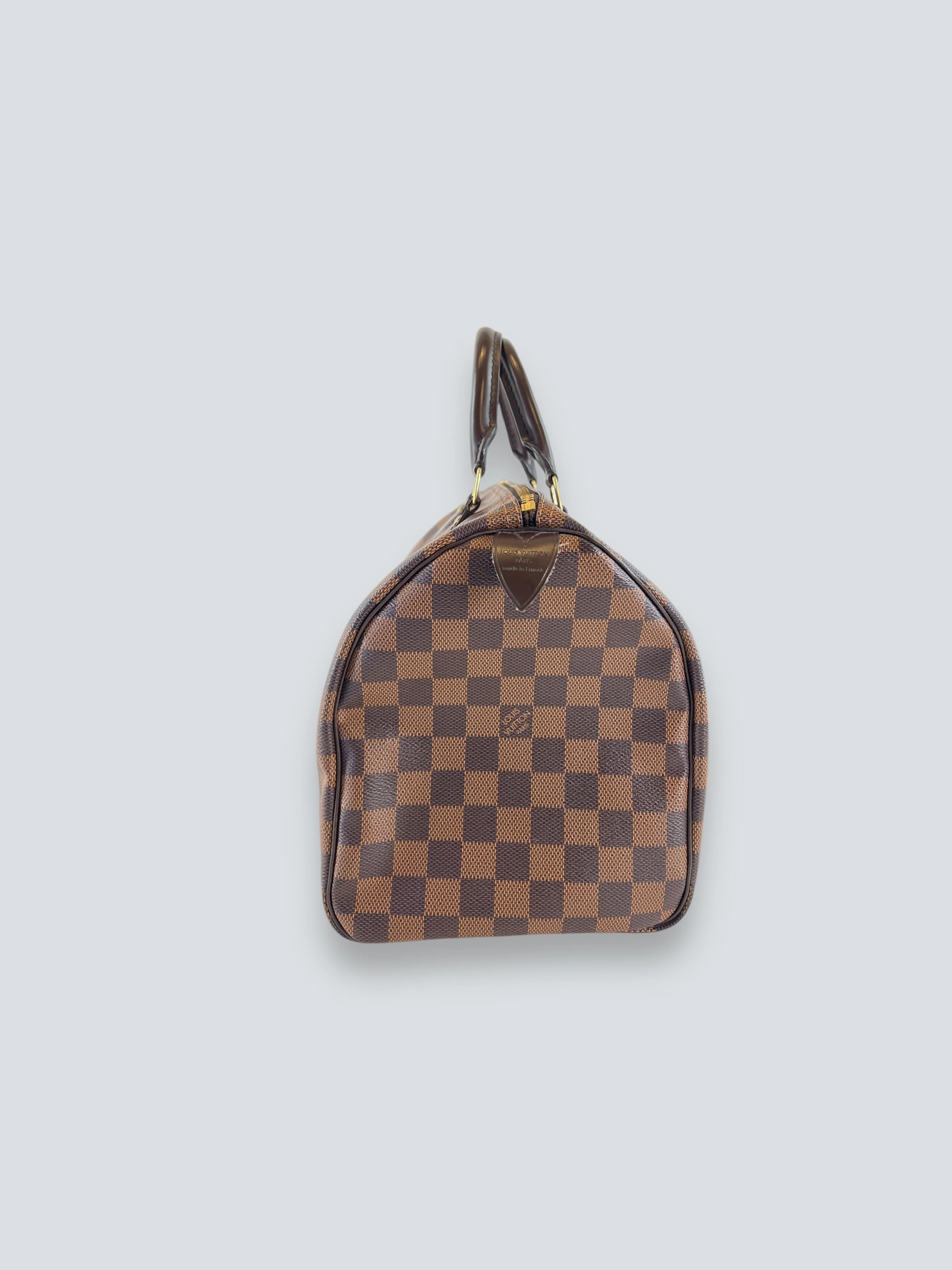 Louis Vuitton Damier Ebene Canvas & Leather Speedy 30
