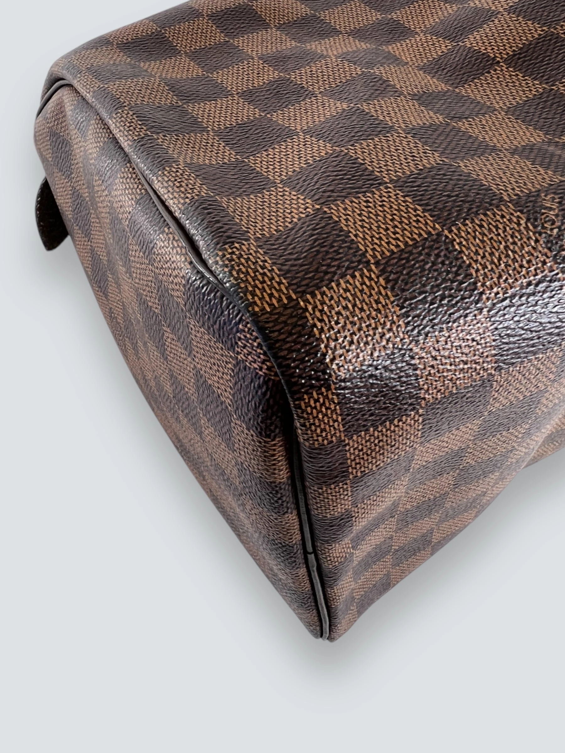 Louis Vuitton Damier Ebene Canvas & Leather Speedy 30