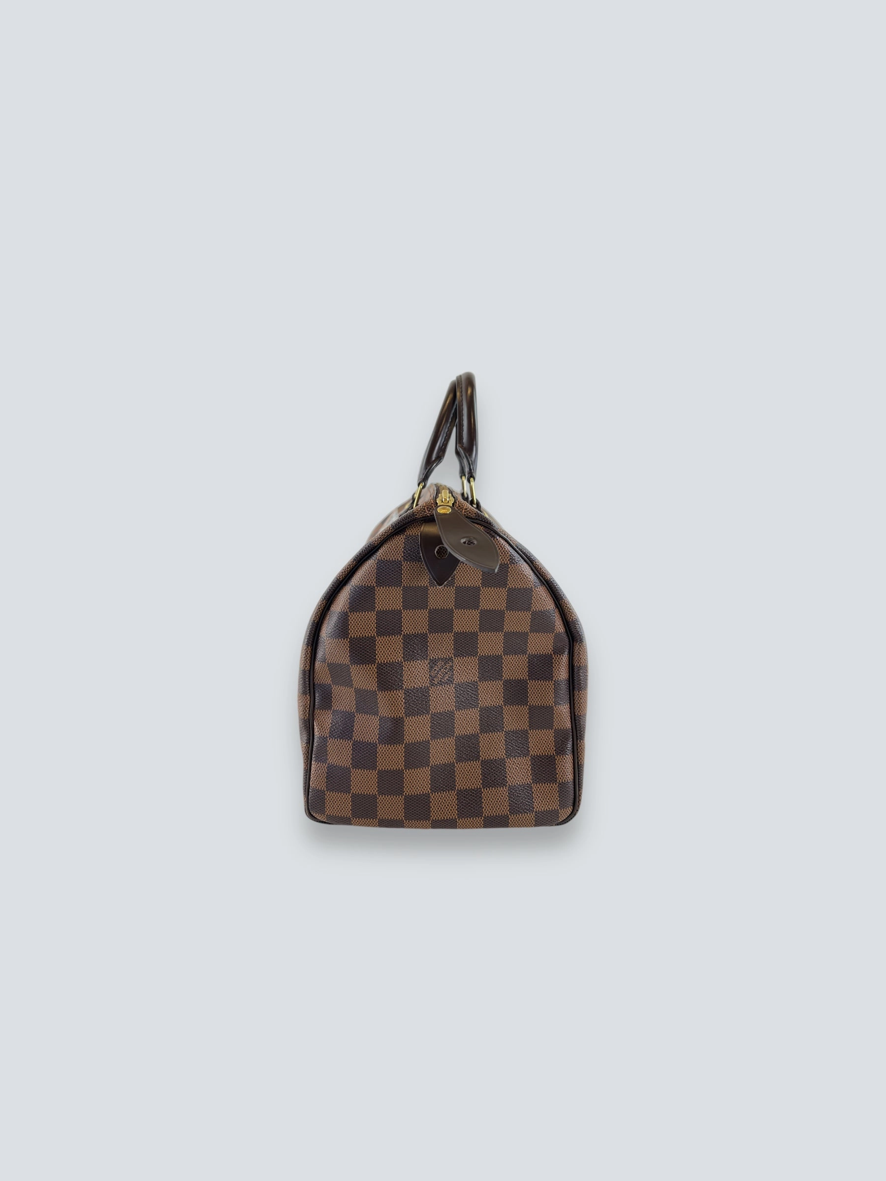 Louis Vuitton Damier Ebene Canvas & Leather Speedy 30