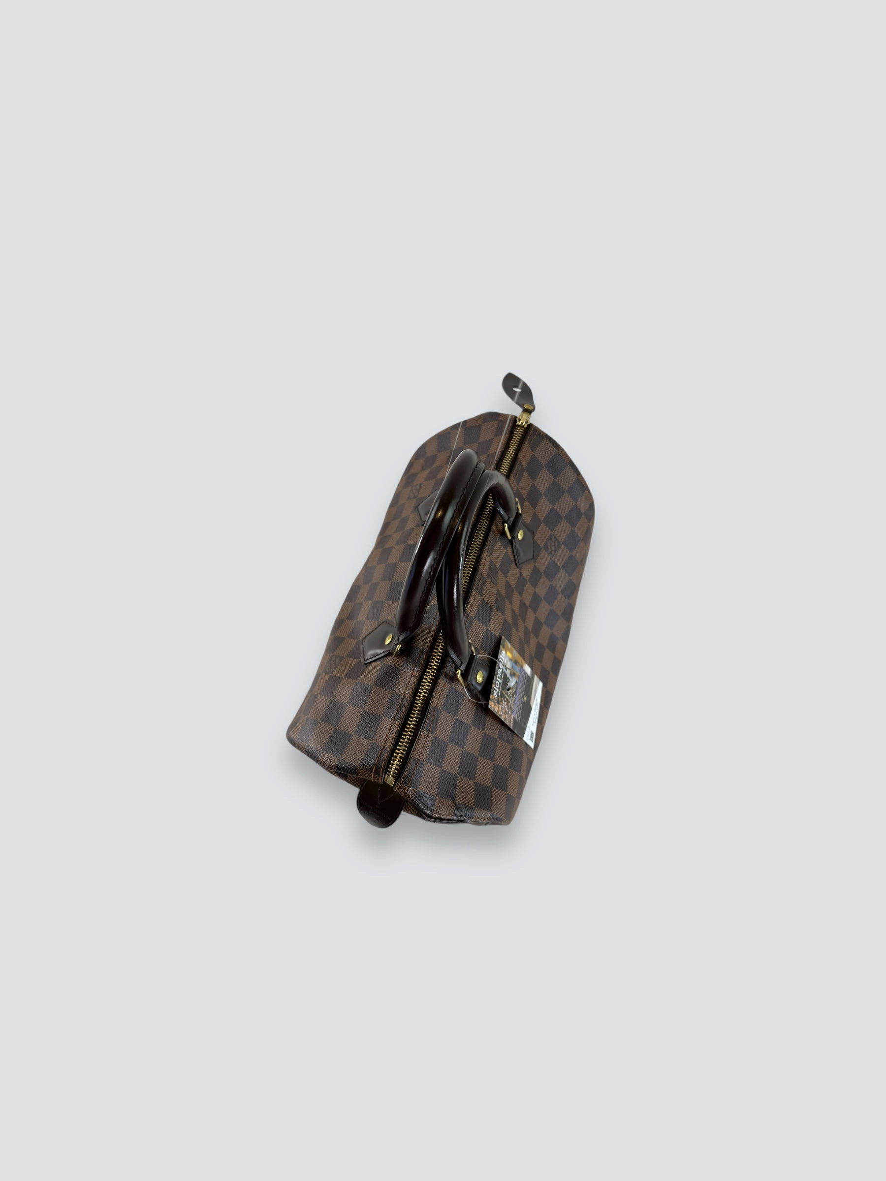Louis Vuitton Damier Ebene Canvas & Leather Speedy 30