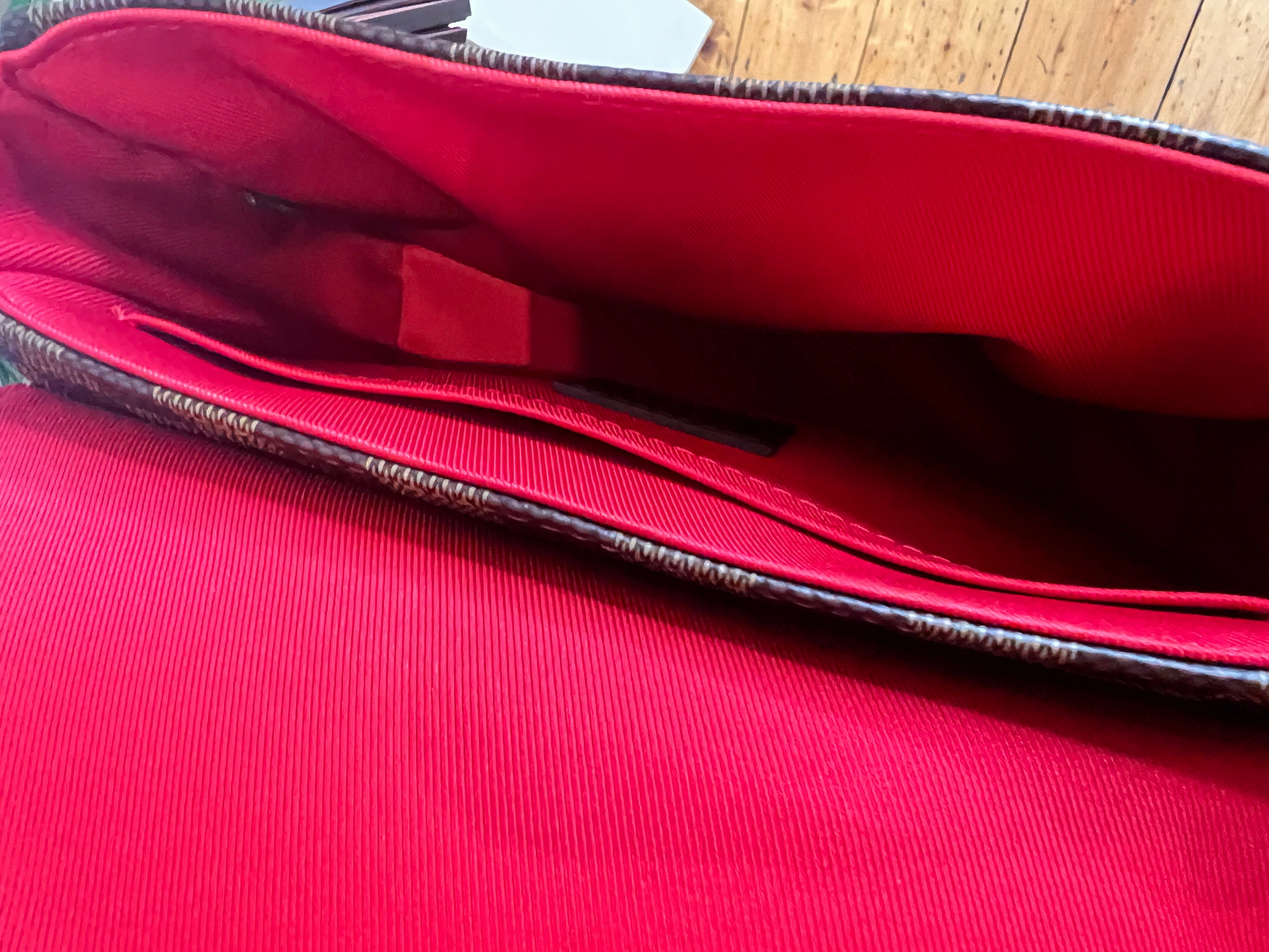 Louis Vuitton Damier Ebene Canvas Croisette Crossbody