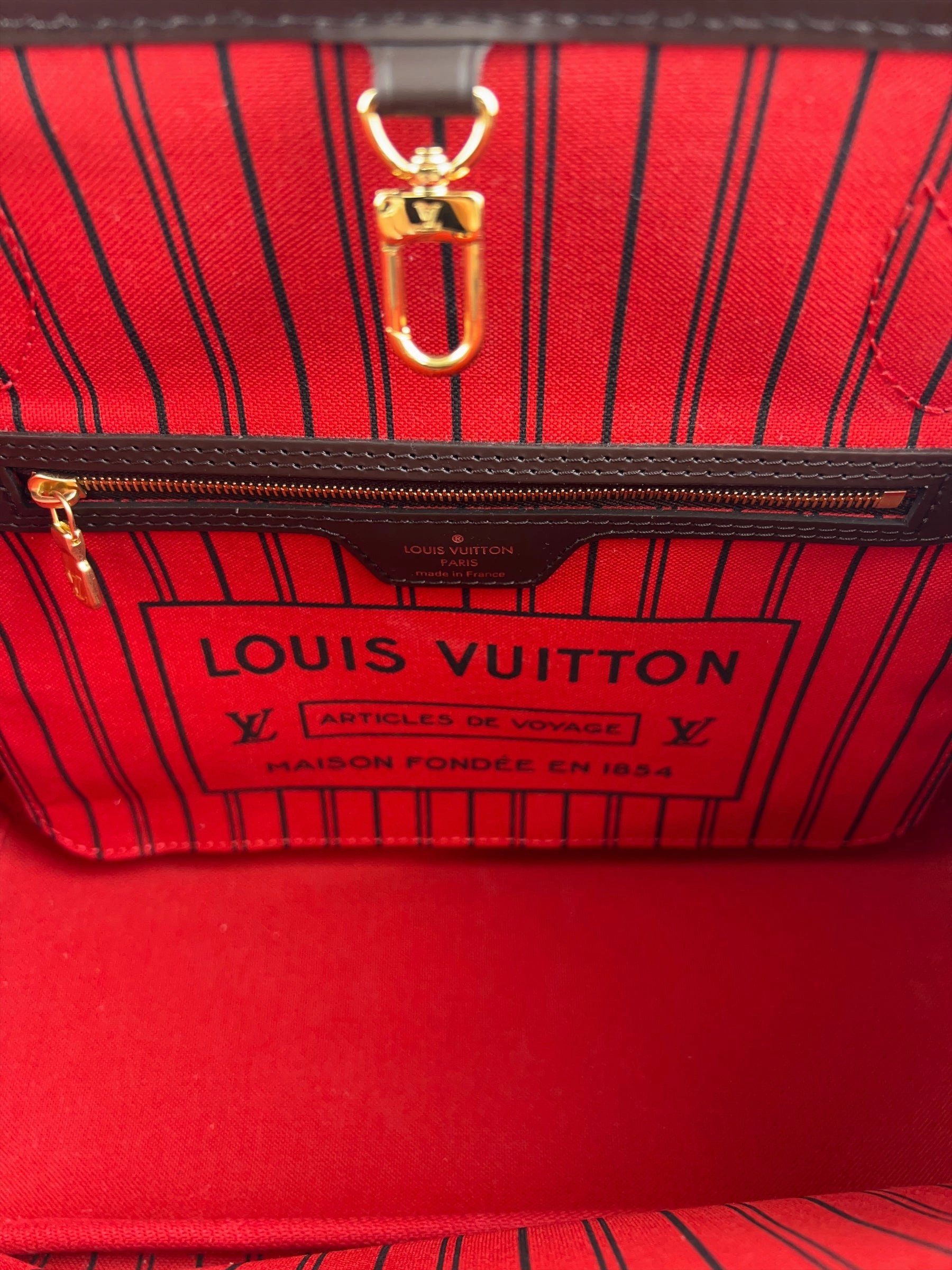 Louis Vuitton Damier Ebene Canvas Neverful PM