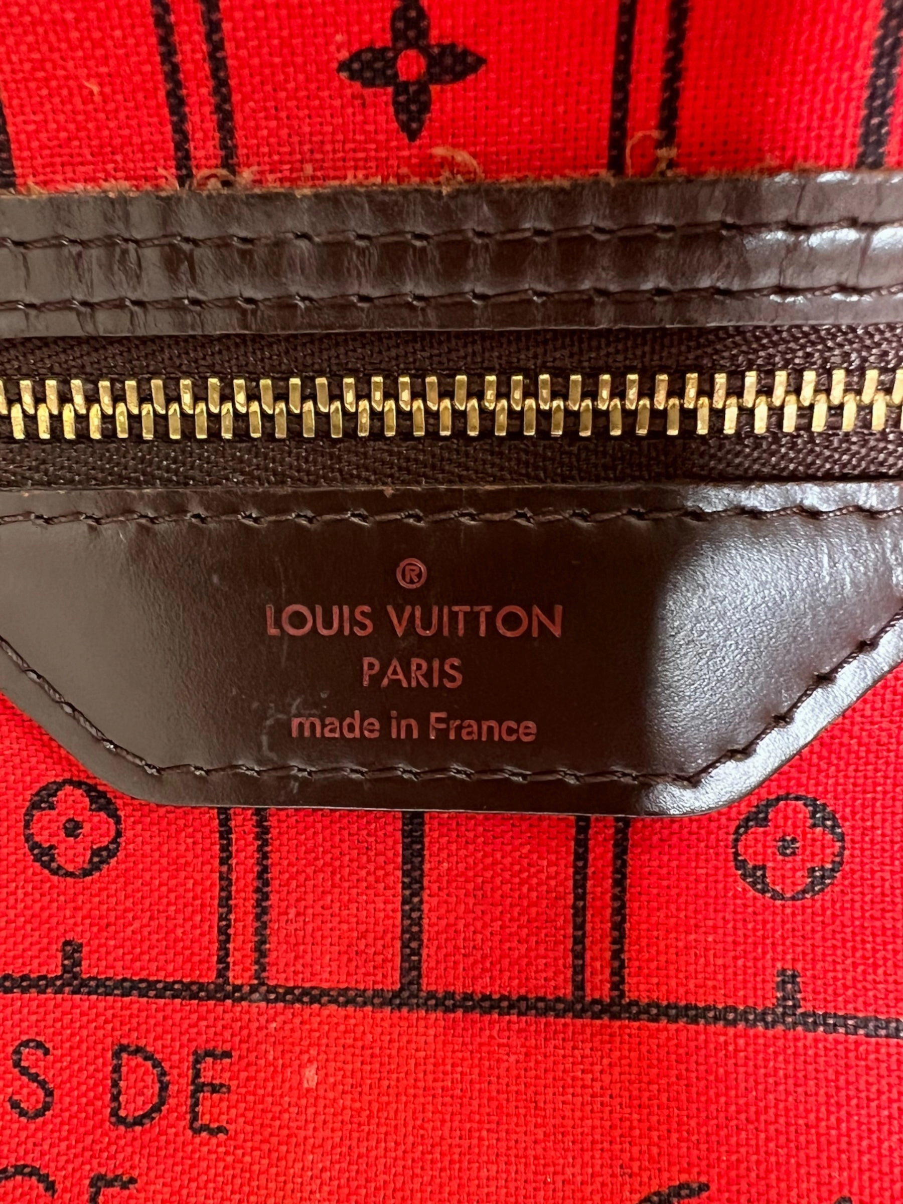 Louis Vuitton Damier Ebene Canvas Neverfull MM