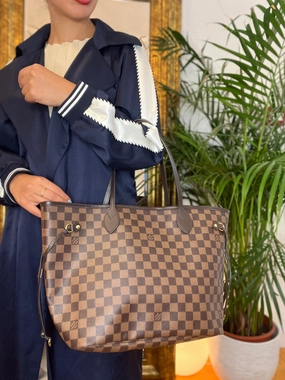 Louis Vuitton Damier Ebene Canvas Neverfull MM