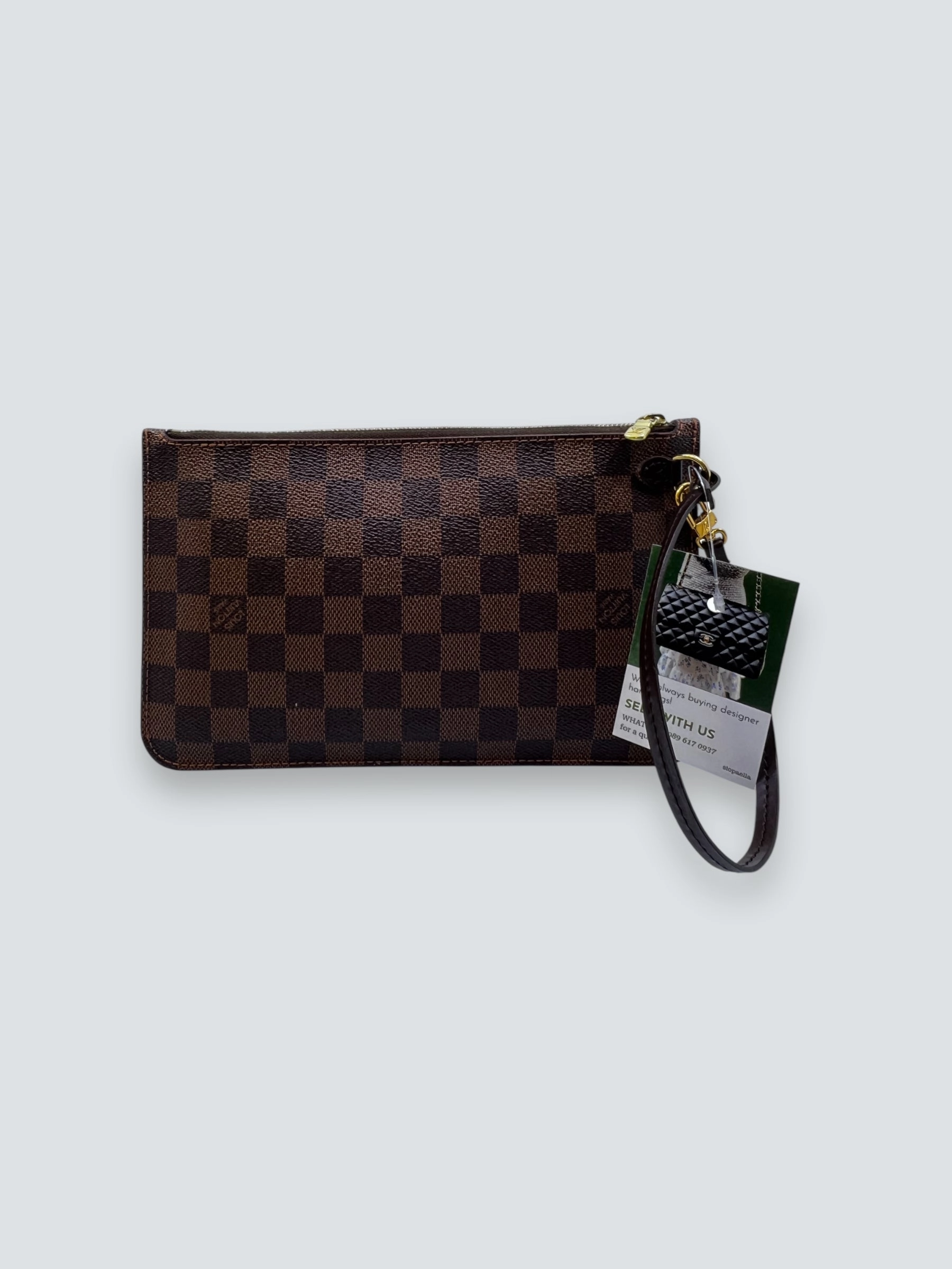 Louis Vuitton Damier Ebene Canvas Pochette