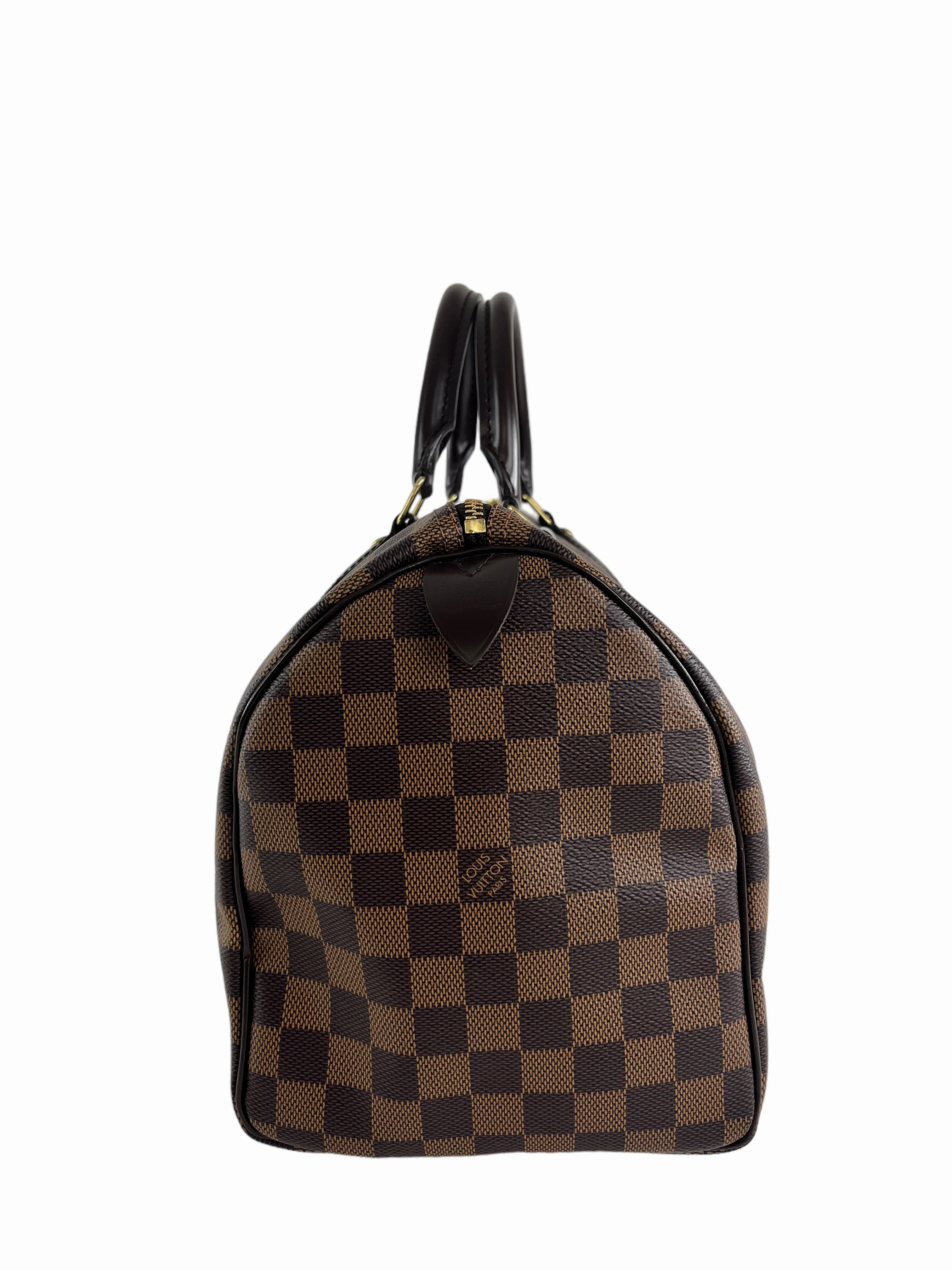 Louis Vuitton Damier Ebene Canvas Speedy 30