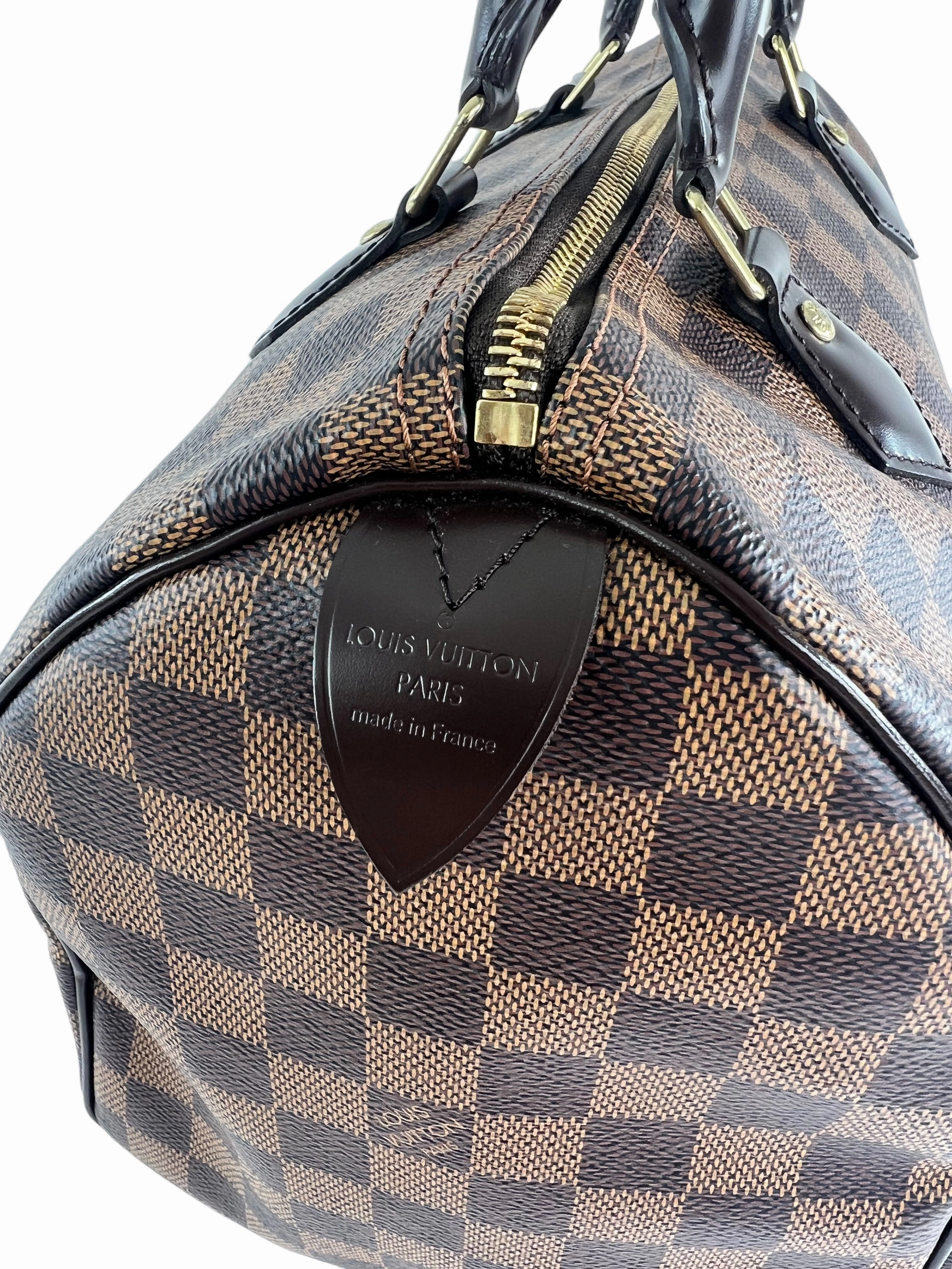 Louis Vuitton Damier Ebene Canvas Speedy 30