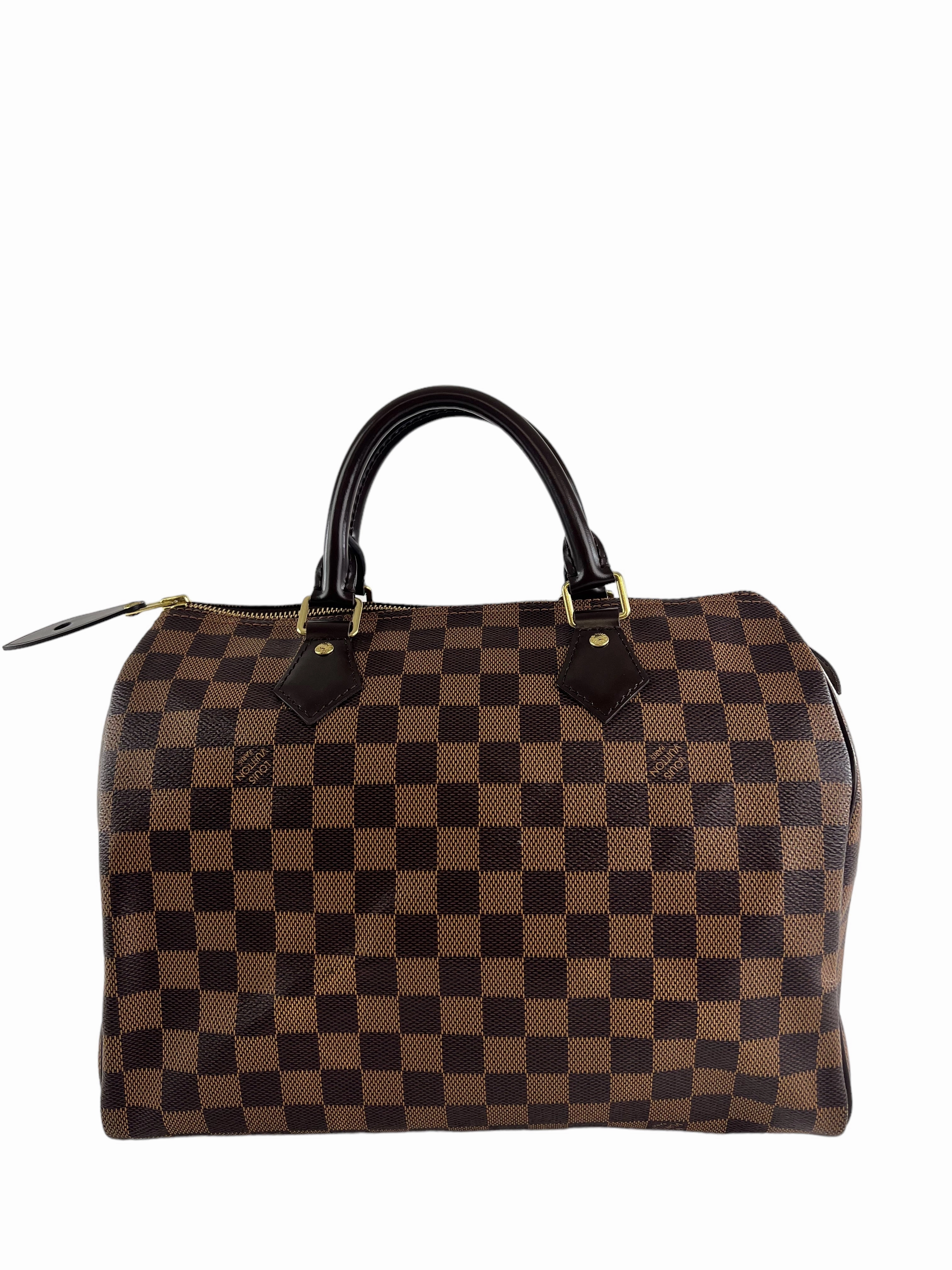 Louis Vuitton Damier Ebene Canvas Speedy 30