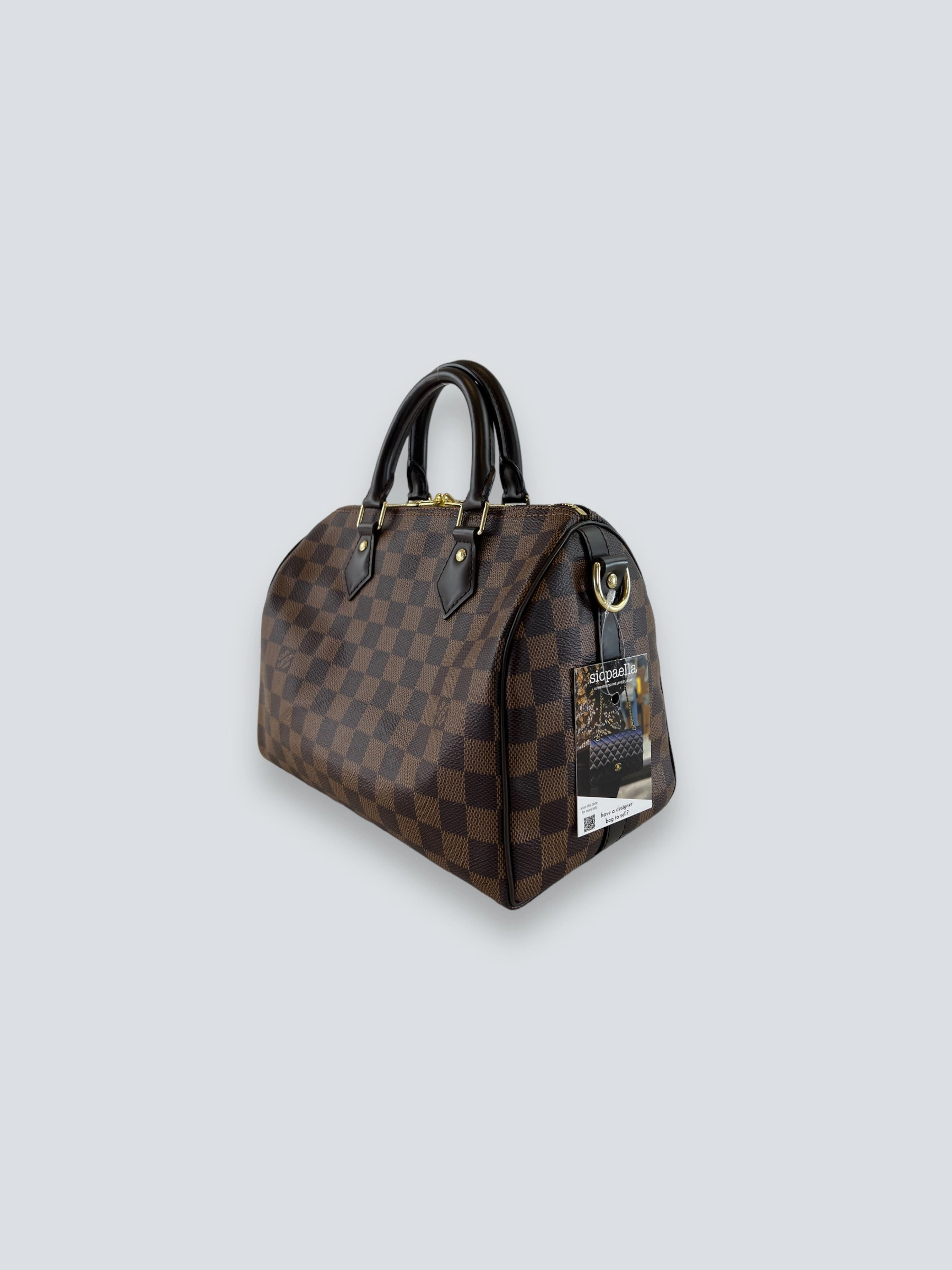 Louis Vuitton Damier Ebene Canvas Speedy Bandoulière 25