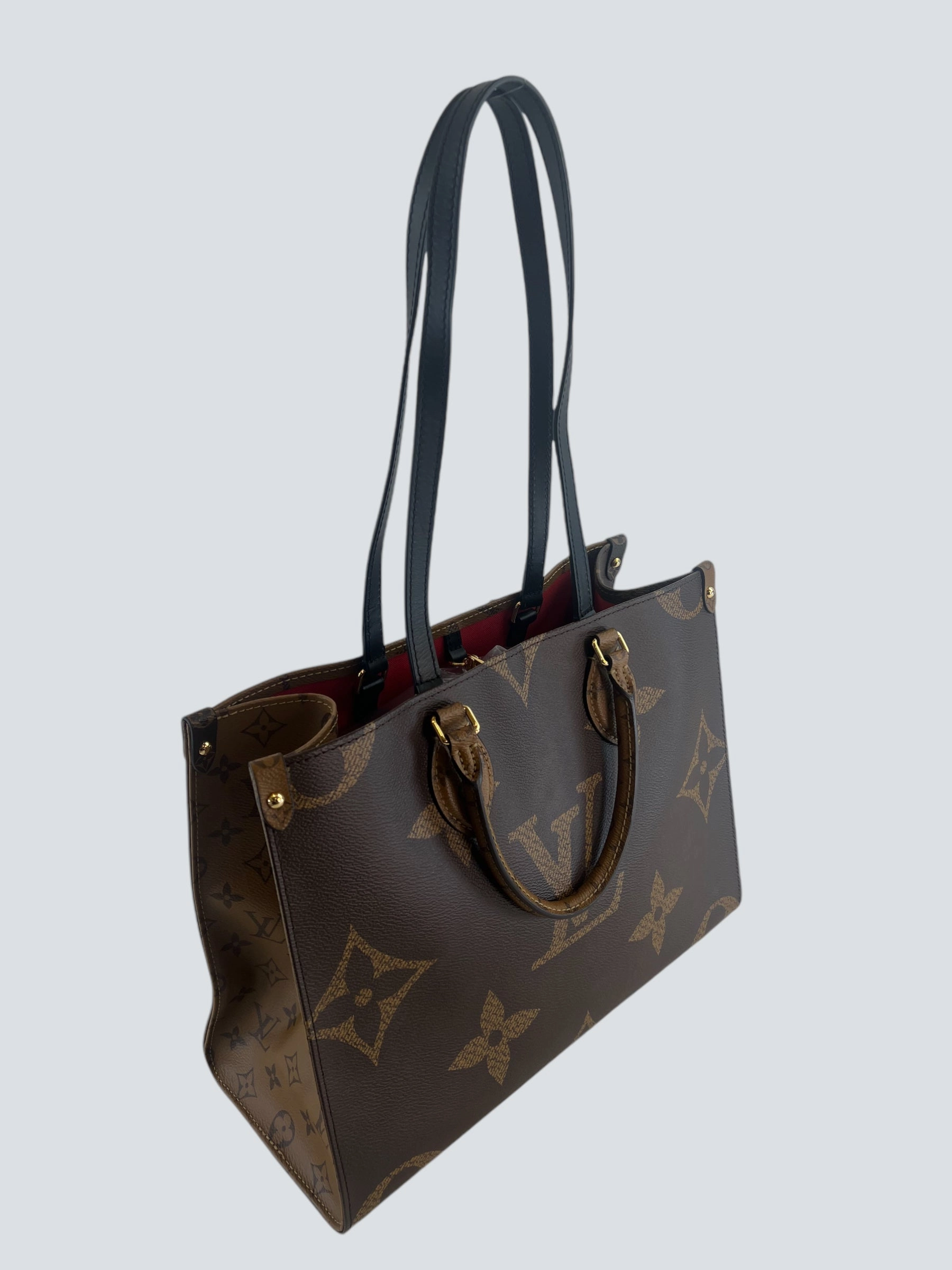 Louis Vuitton Monogram & Reverse Monogram Canvas Cabas OnTheGo MM