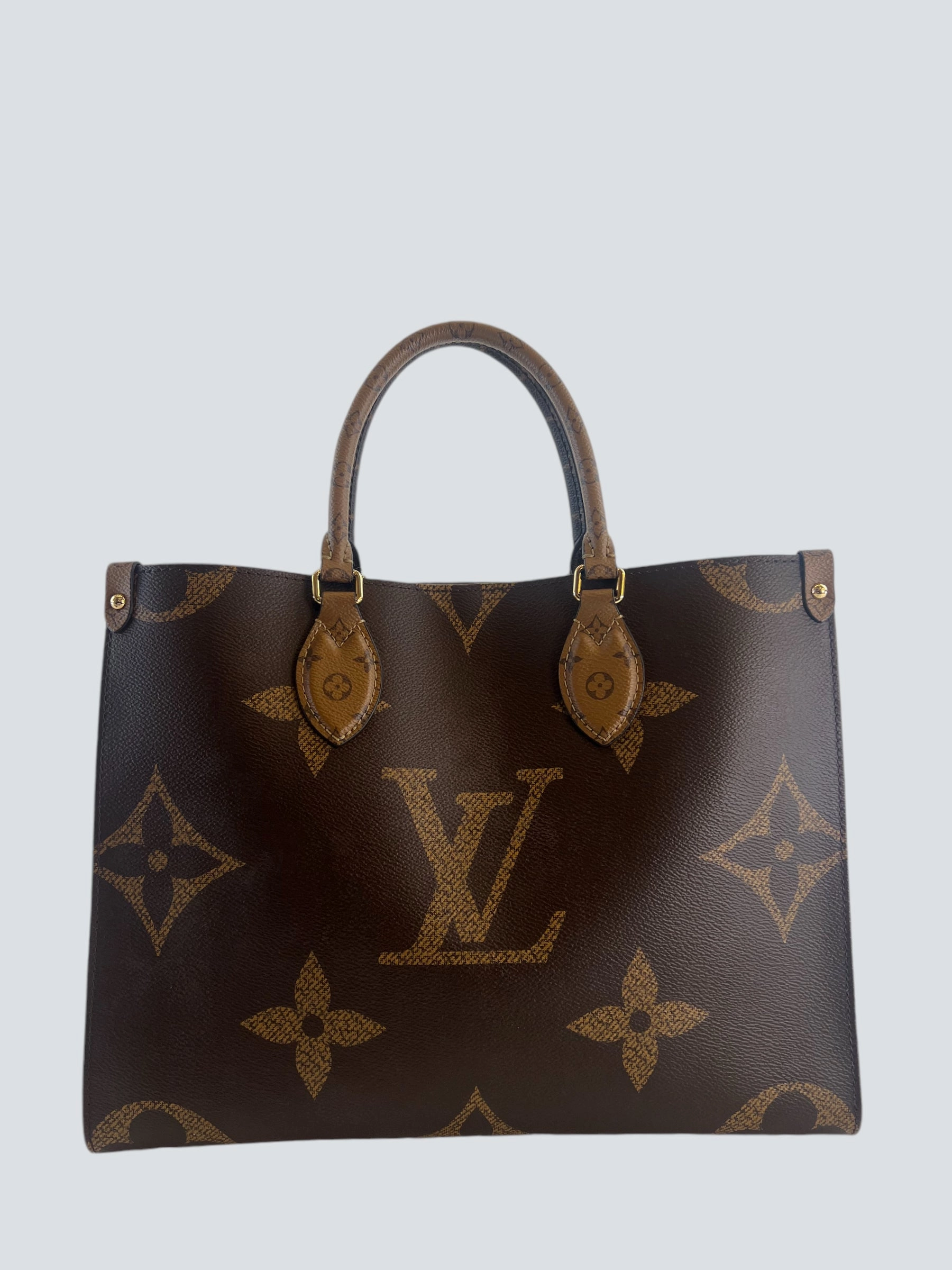 Louis Vuitton Monogram & Reverse Monogram Canvas Cabas OnTheGo MM