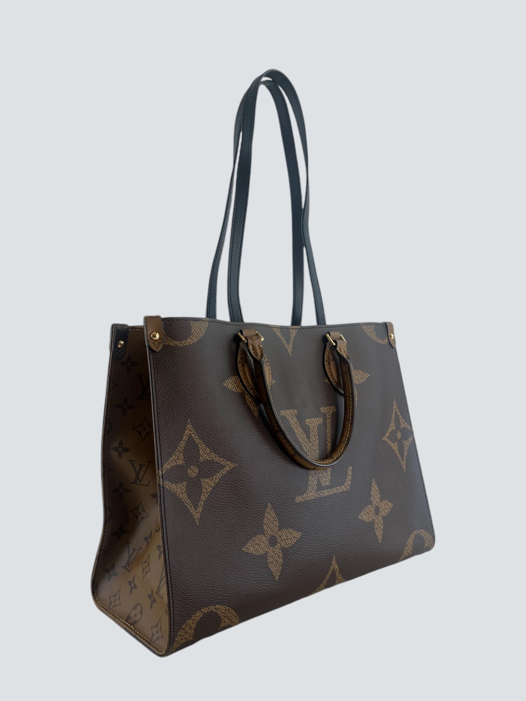 Louis Vuitton Monogram & Reverse Monogram Canvas Cabas OnTheGo MM