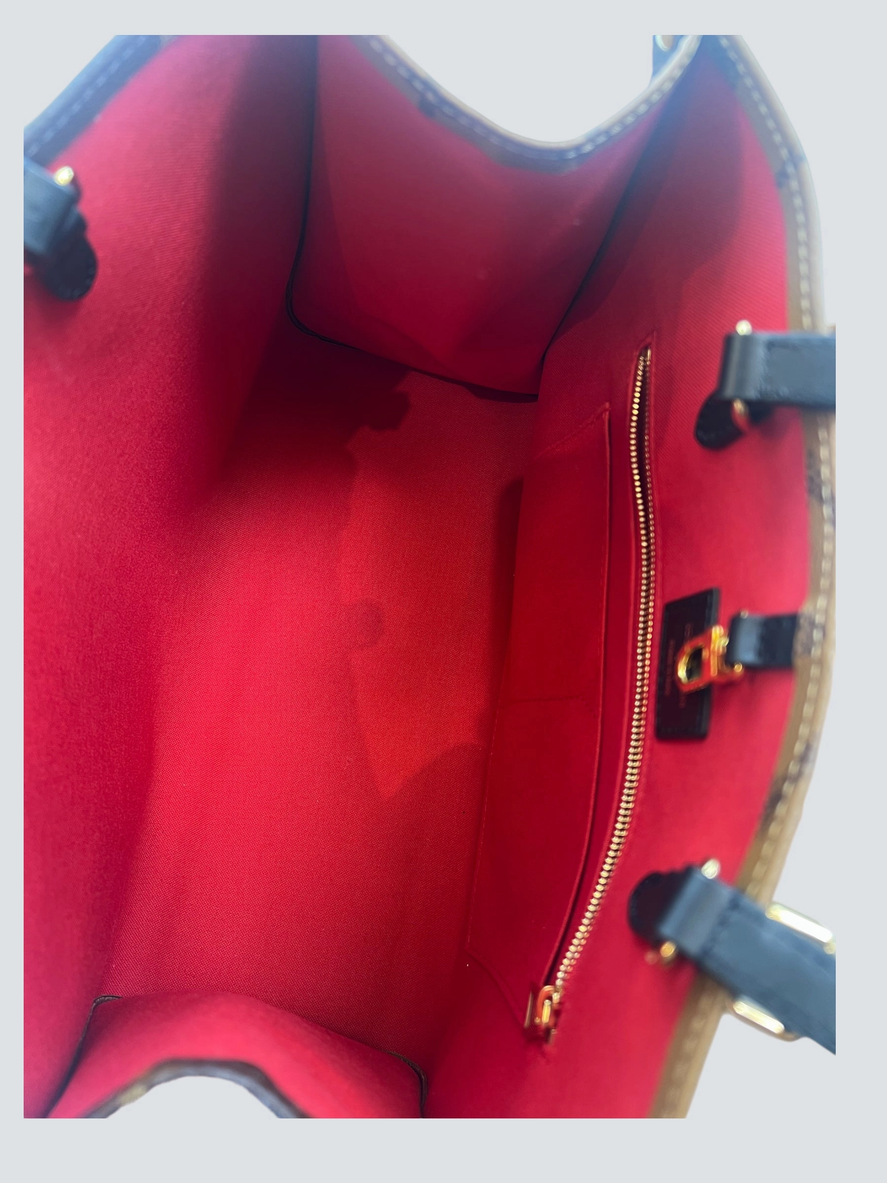 Louis Vuitton Monogram & Reverse Monogram Canvas Cabas OnTheGo MM