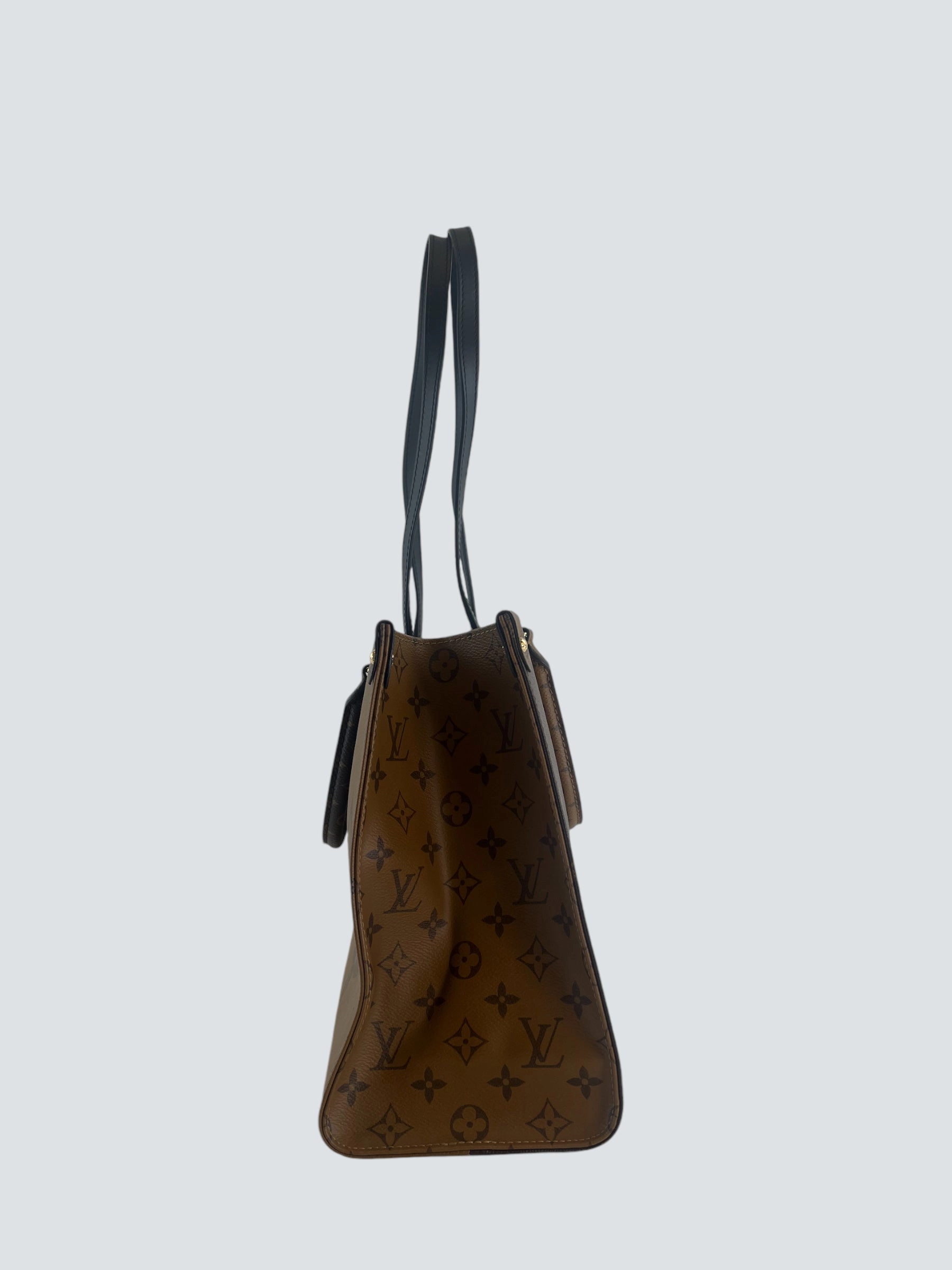 Louis Vuitton Monogram & Reverse Monogram Canvas Cabas OnTheGo MM