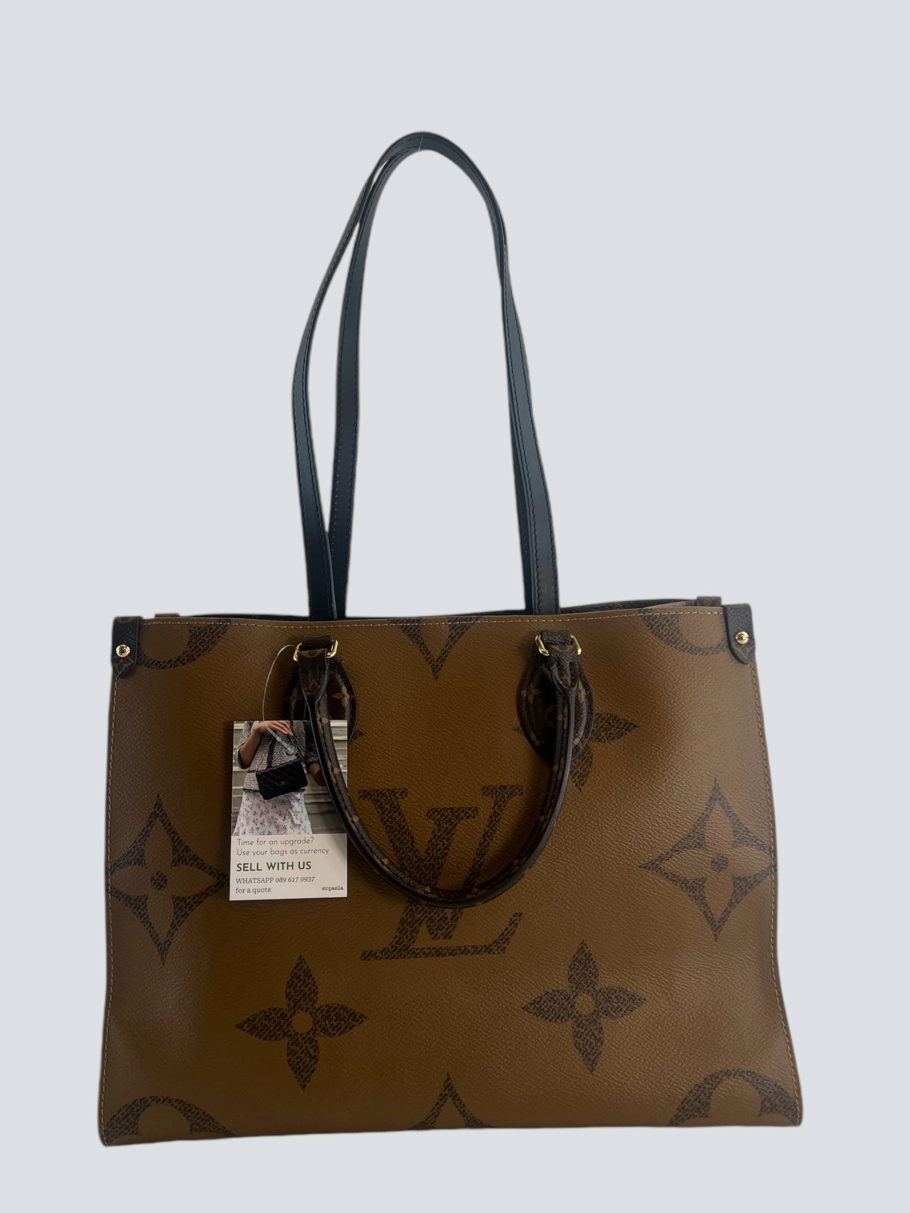 Louis Vuitton Monogram & Reverse Monogram Canvas Cabas OnTheGo MM