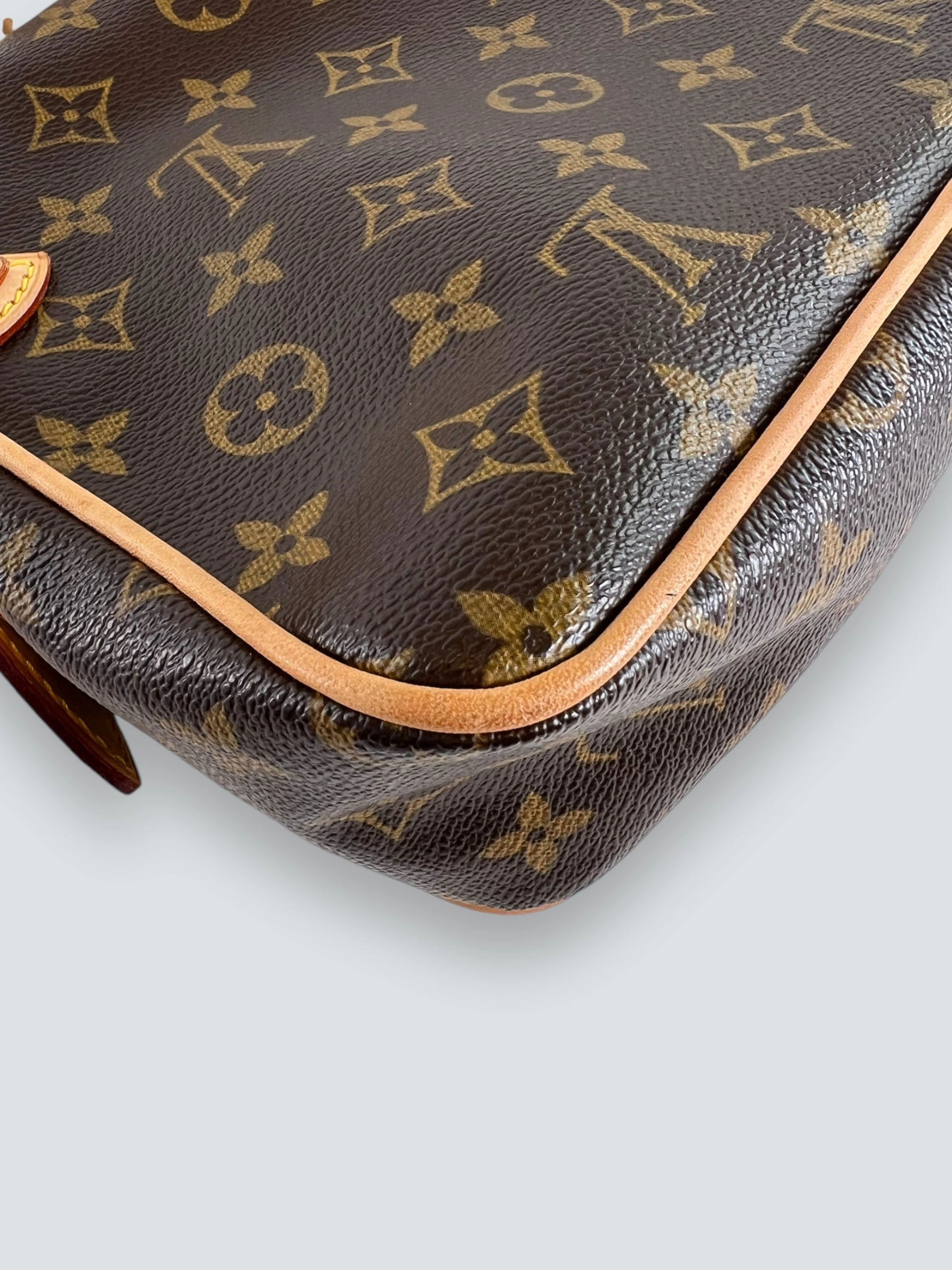 Louis Vuitton Monogram Canvas & Leather Hudson Shoulder Bag