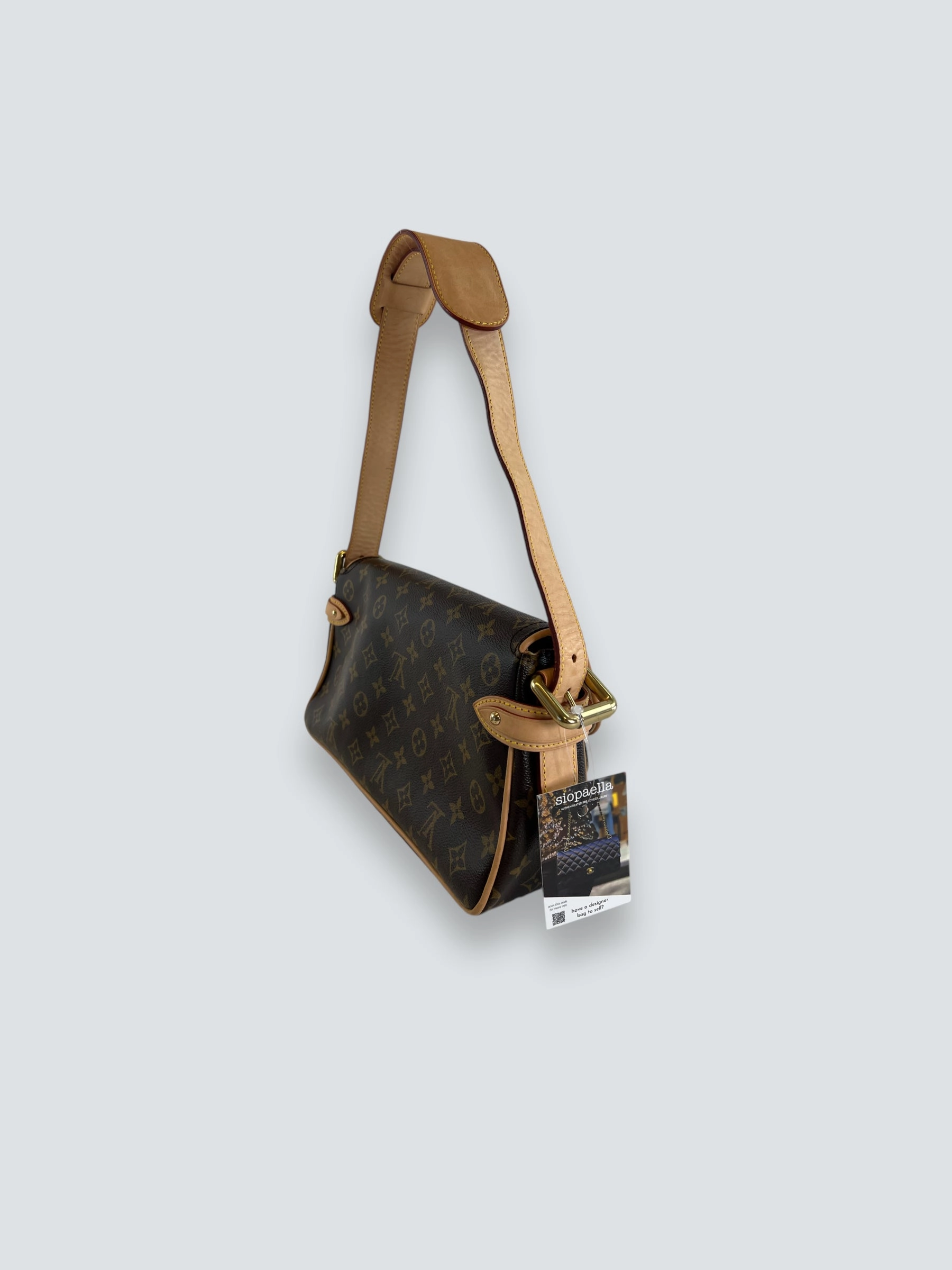 Louis Vuitton Monogram Canvas & Leather Hudson Shoulder Bag