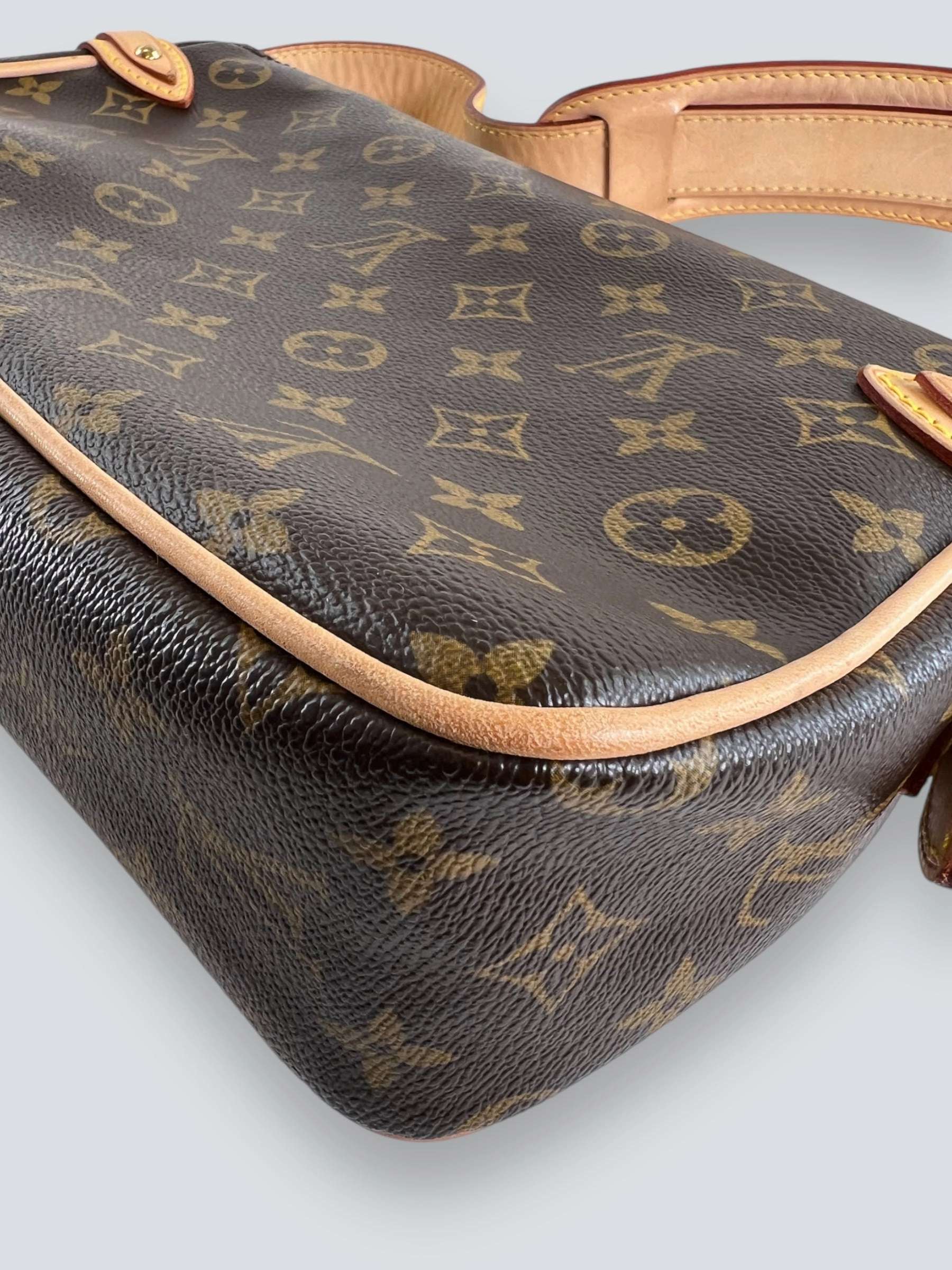 Louis Vuitton Monogram Canvas & Leather Hudson Shoulder Bag