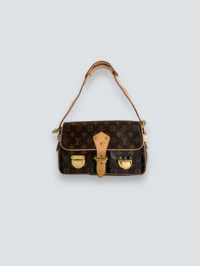 Louis Vuitton Monogram Canvas & Leather Hudson Shoulder Bag