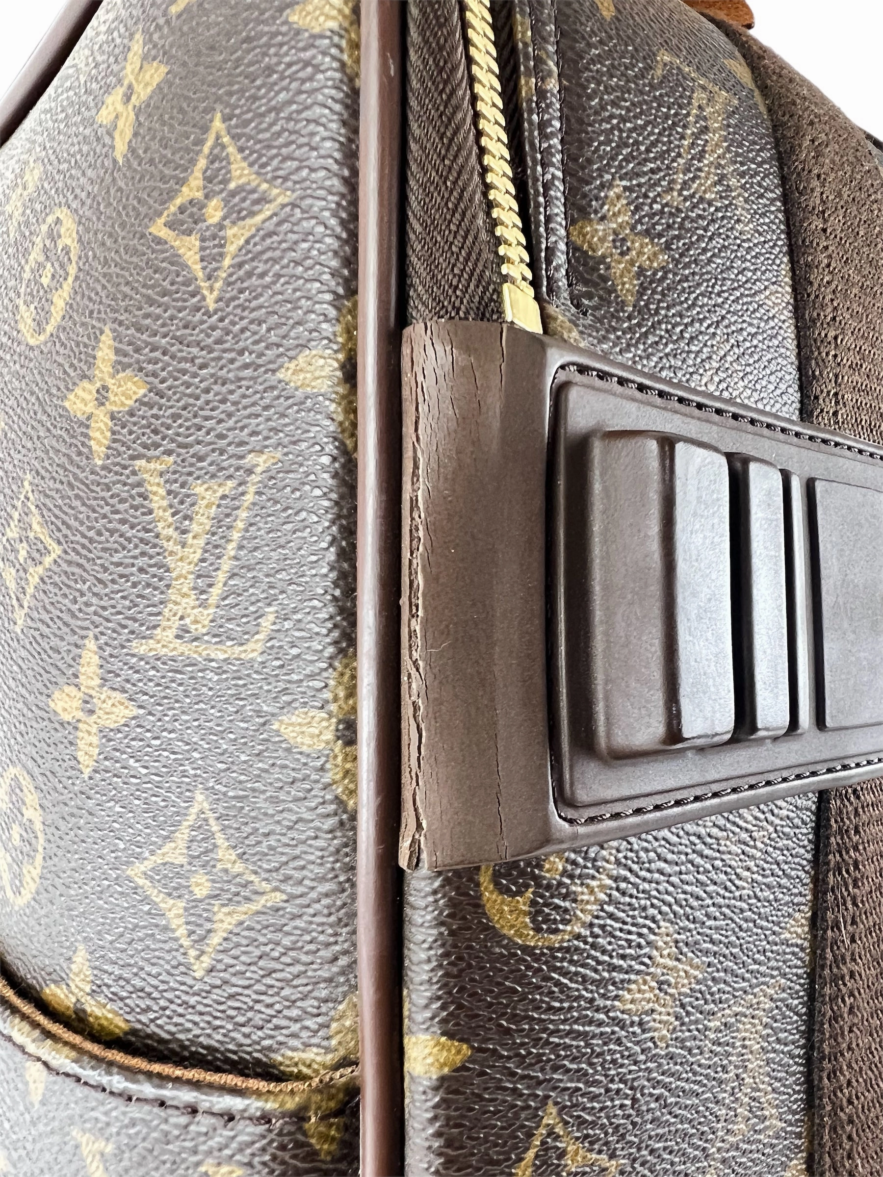 Louis Vuitton Monogram Canvas & Leather Pegase 55 Suitcase