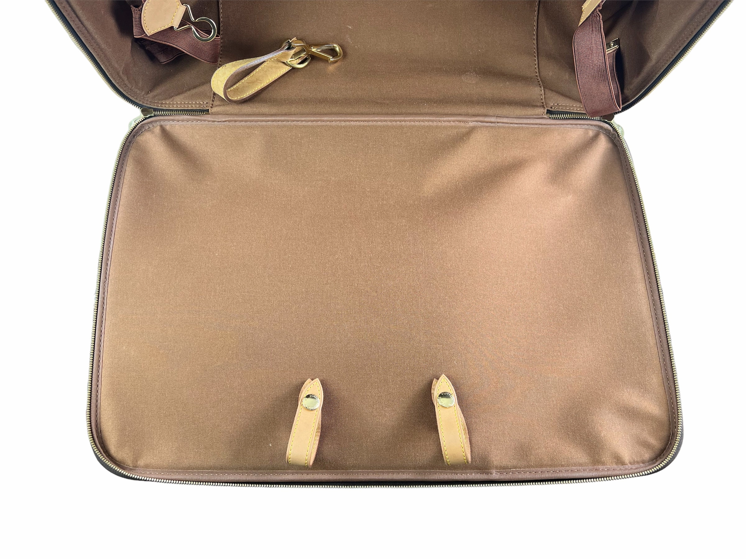 Louis Vuitton Monogram Canvas & Leather Pegase 55 Suitcase