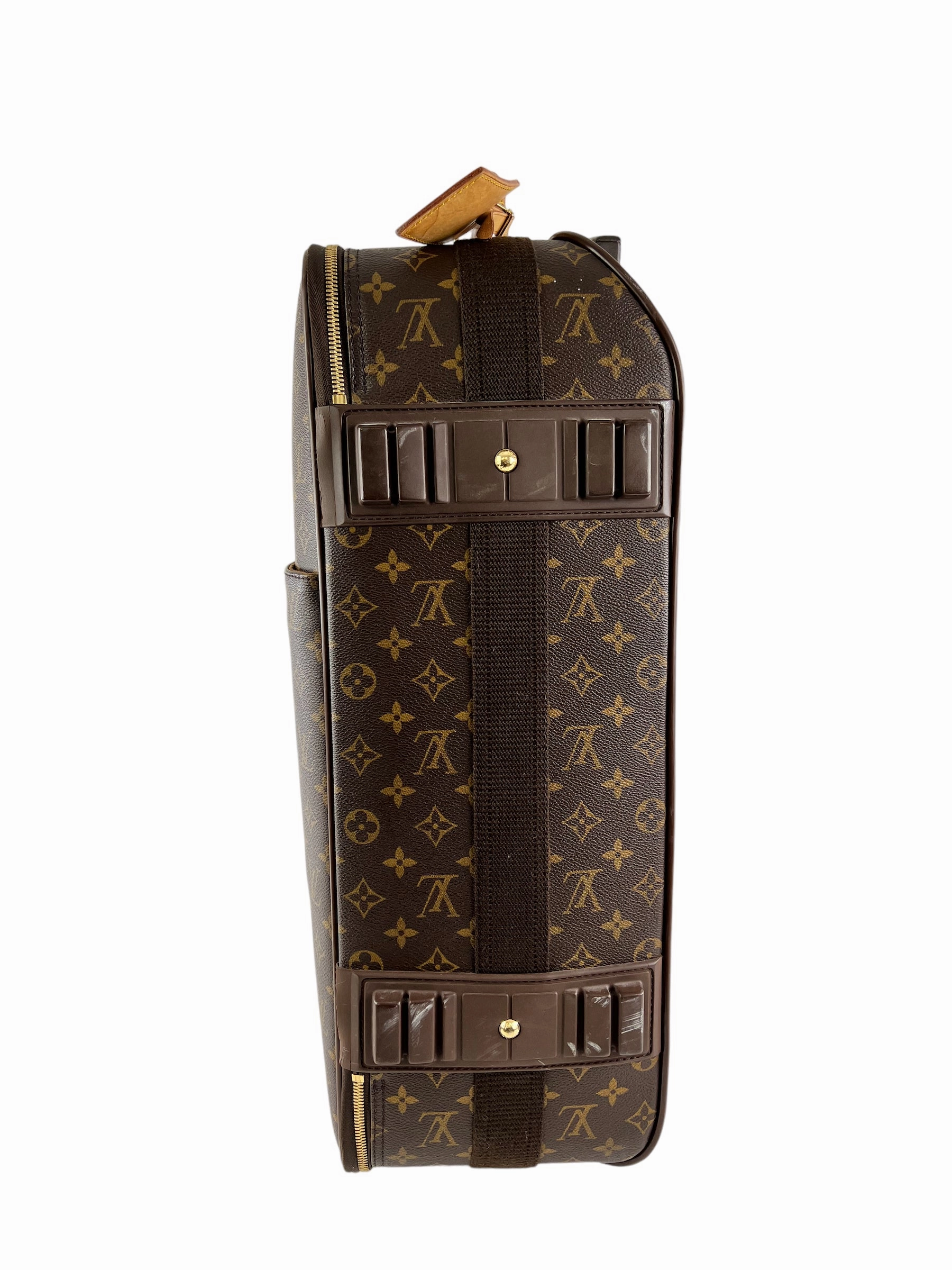 Louis Vuitton Monogram Canvas & Leather Pegase 55 Suitcase