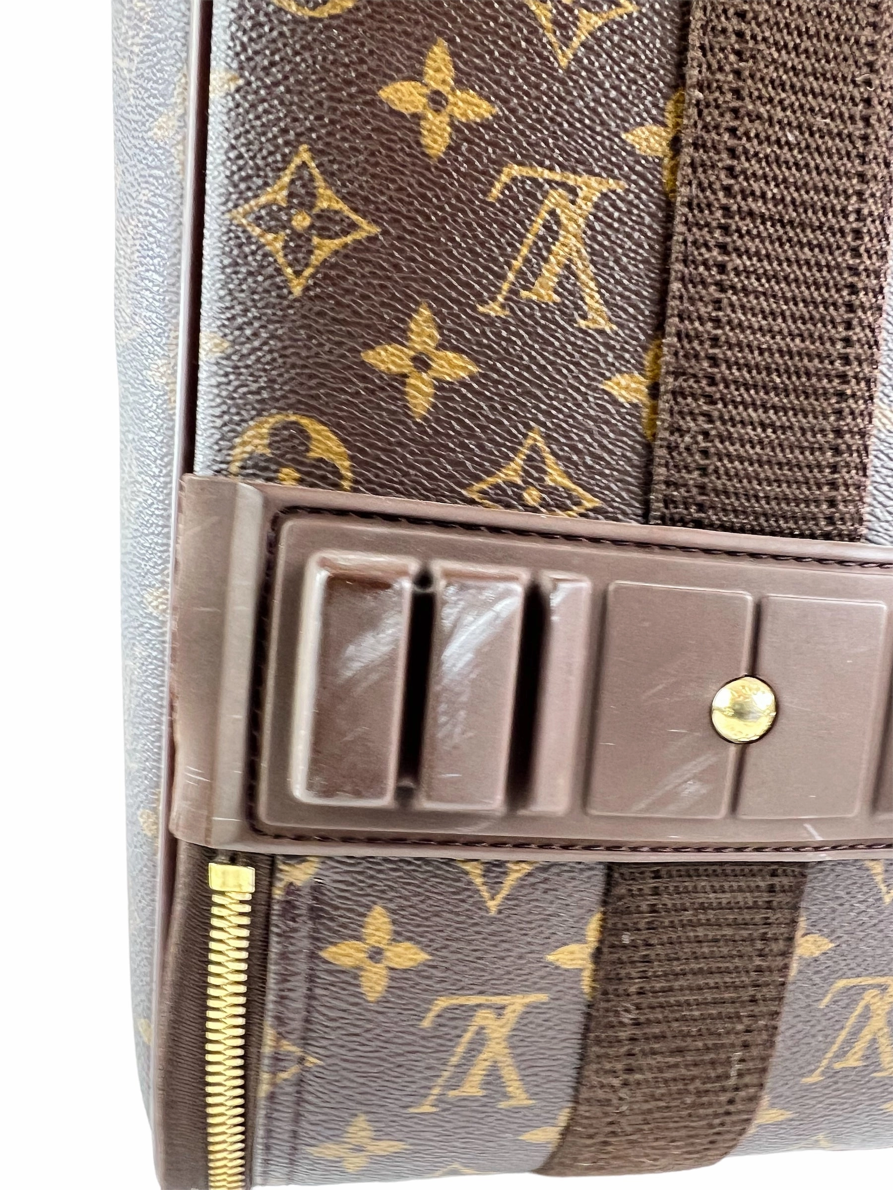 Louis Vuitton Monogram Canvas & Leather Pegase 55 Suitcase