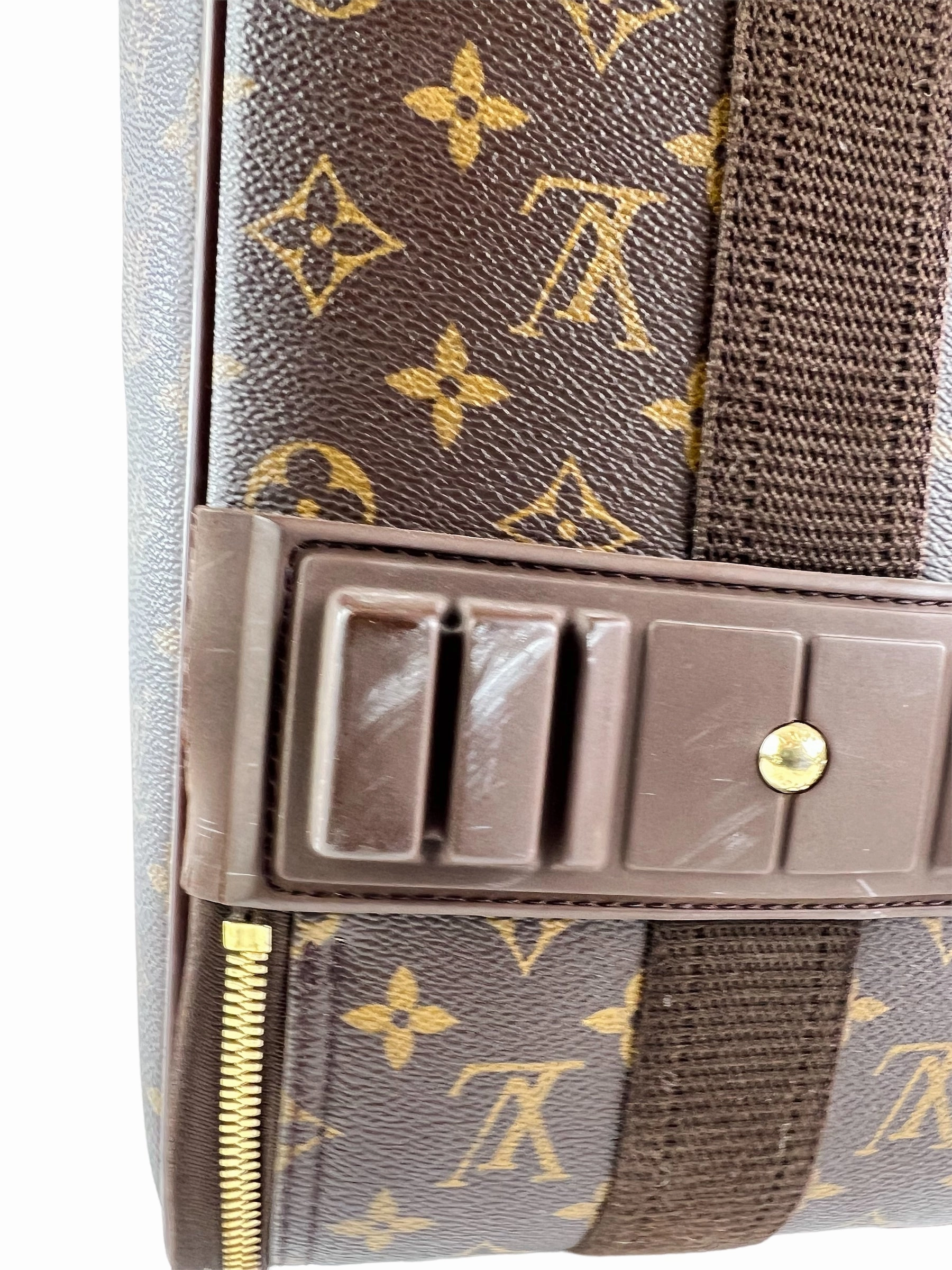 Louis Vuitton Monogram Canvas & Leather Pegase 55 Suitcase