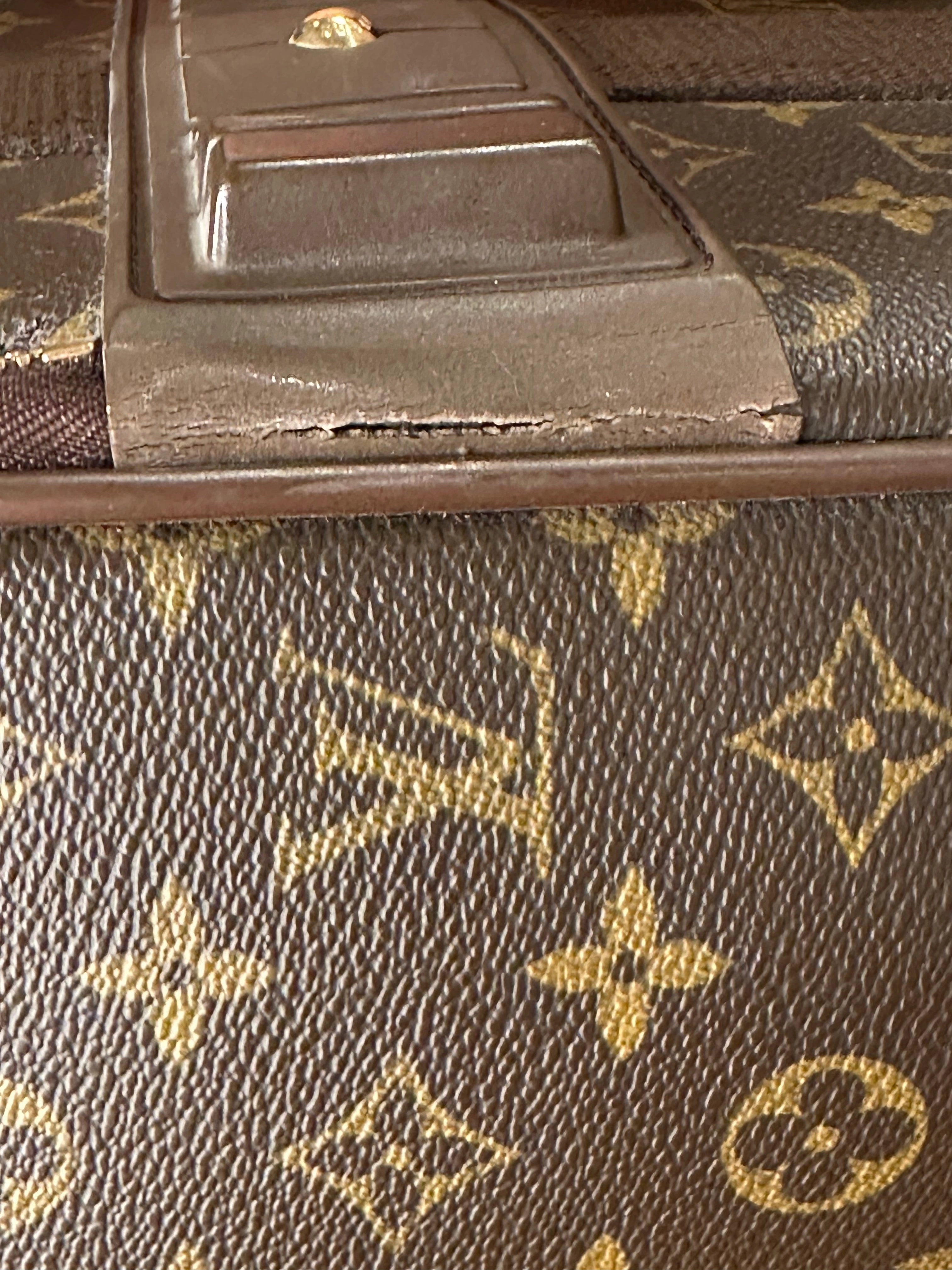 Louis Vuitton Monogram Canvas & Leather Pegase 55 Suitcase
