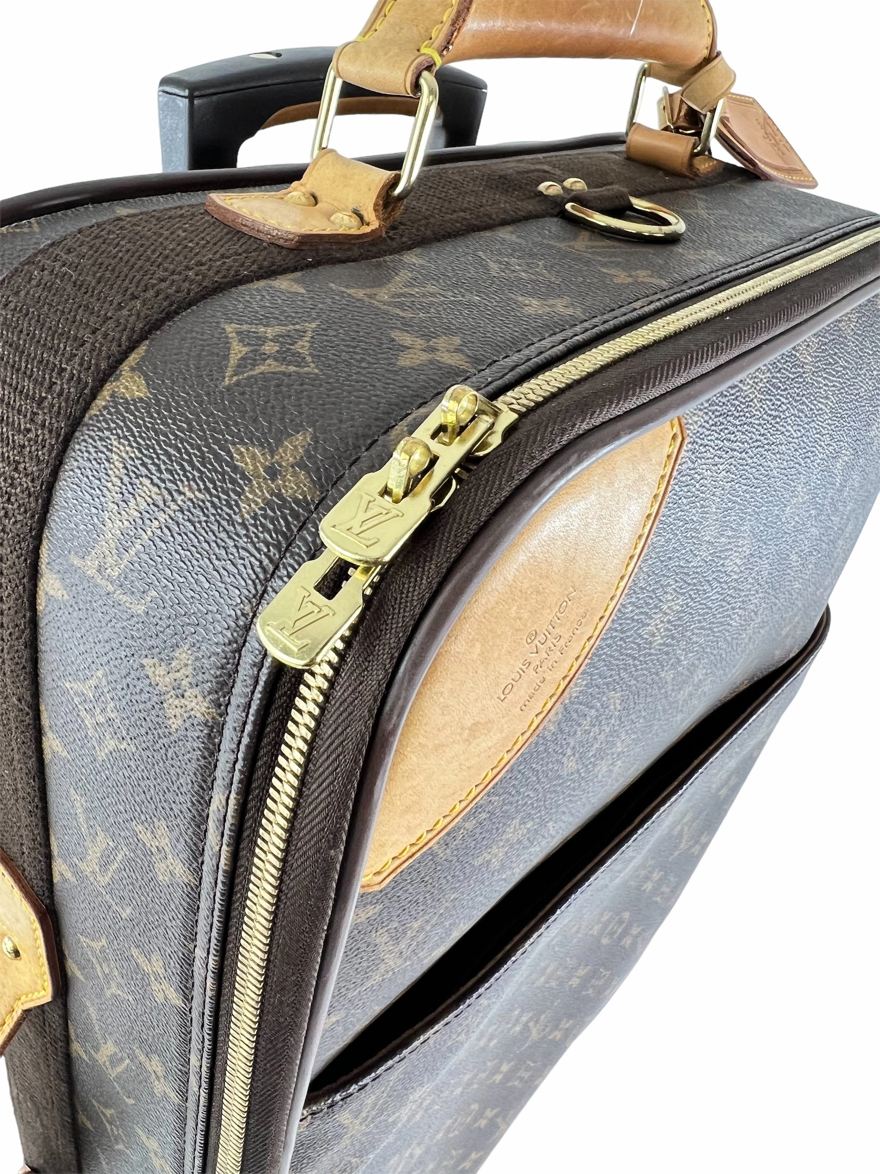 Louis Vuitton Monogram Canvas & Leather Pegase 55 Suitcase