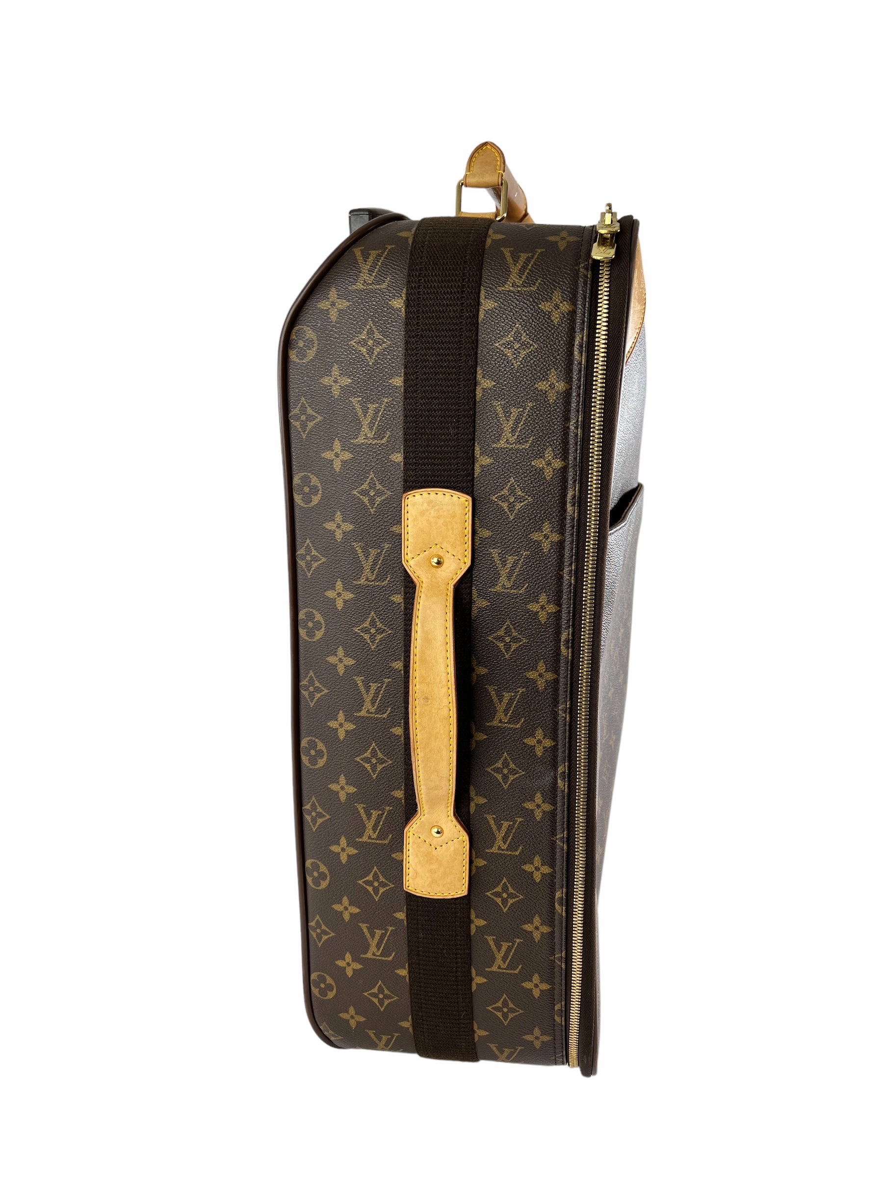 Louis Vuitton Monogram Canvas & Leather Pegase 55 Suitcase
