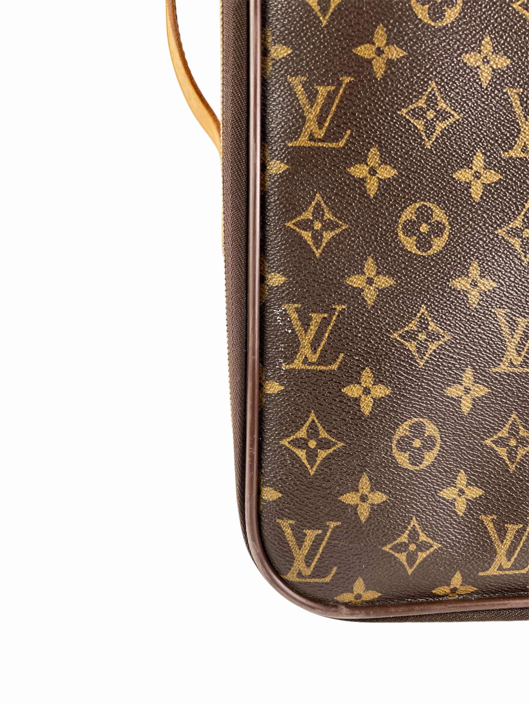 Louis Vuitton Monogram Canvas & Leather Pegase 55 Suitcase