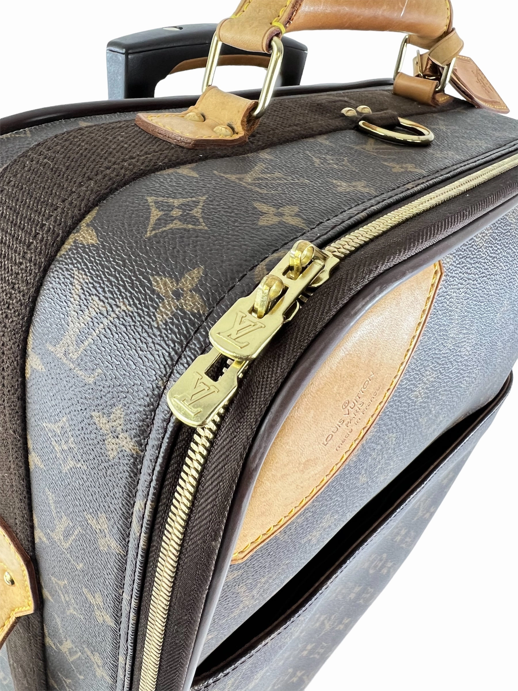 Louis Vuitton Monogram Canvas & Leather Pegase 55 Suitcase