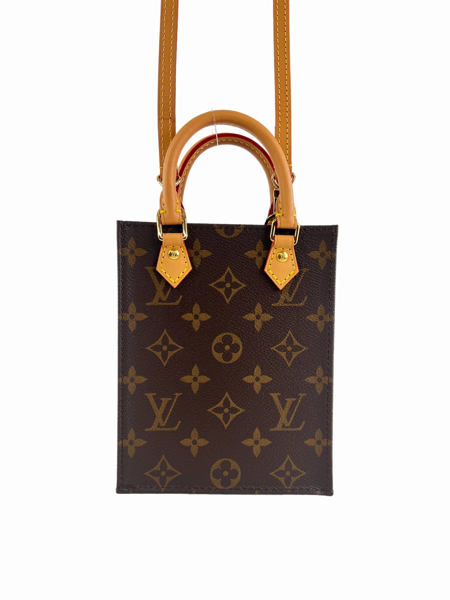 Louis Vuitton Monogram Canvas Mini Sac Plat Crossbody