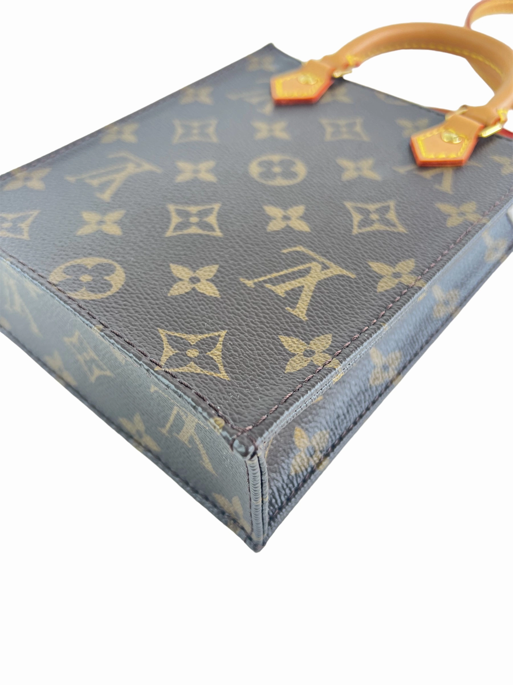 Louis Vuitton Monogram Canvas Mini Sac Plat Crossbody