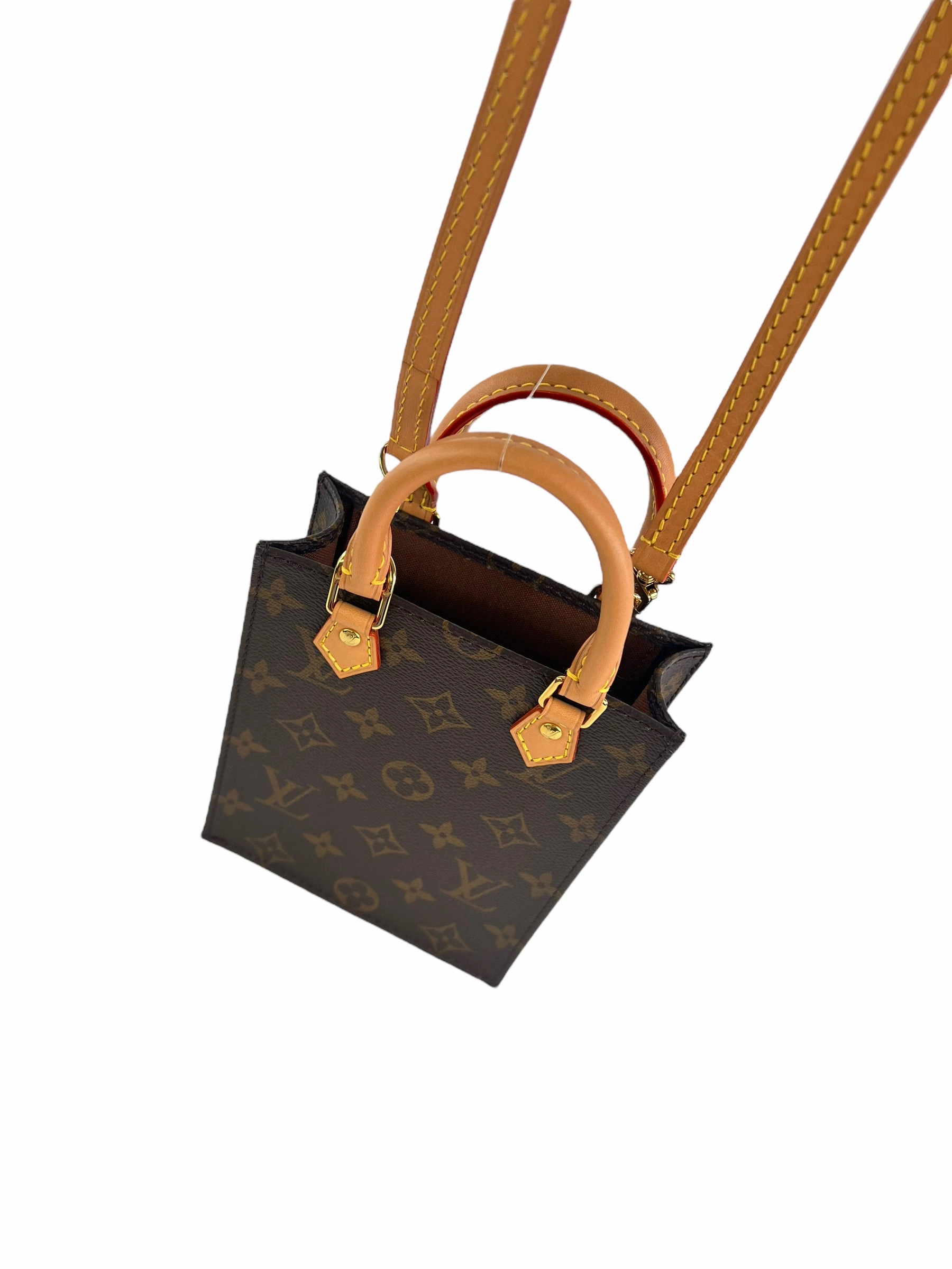 Louis Vuitton Monogram Canvas Mini Sac Plat Crossbody
