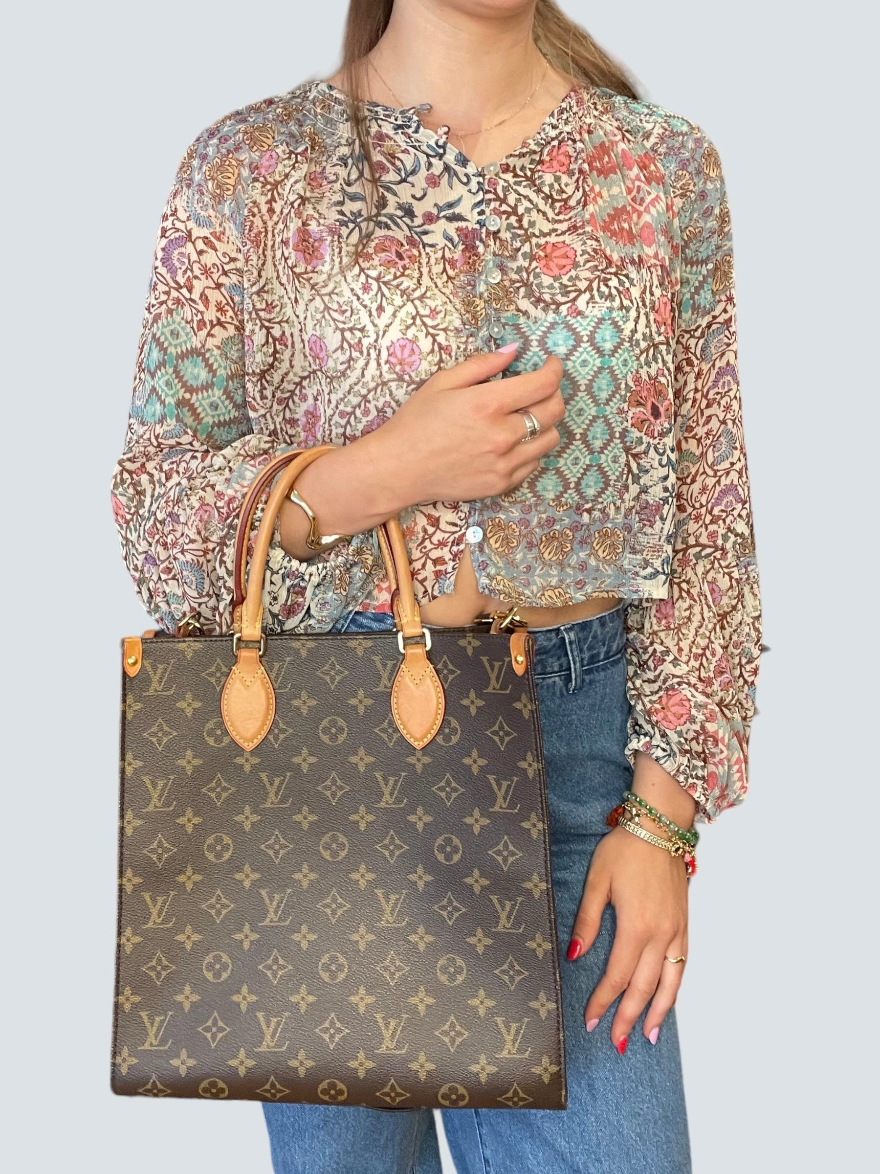 Louis Vuitton Monogram Canvas Sac Plat PM Crossbody