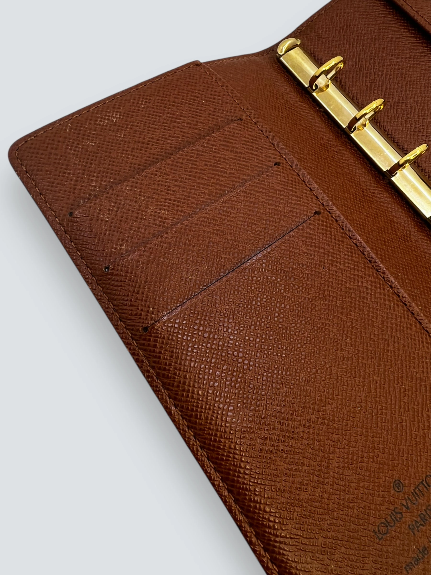 Louis Vuitton Monogram Canvas Small Ring Agenda Cover