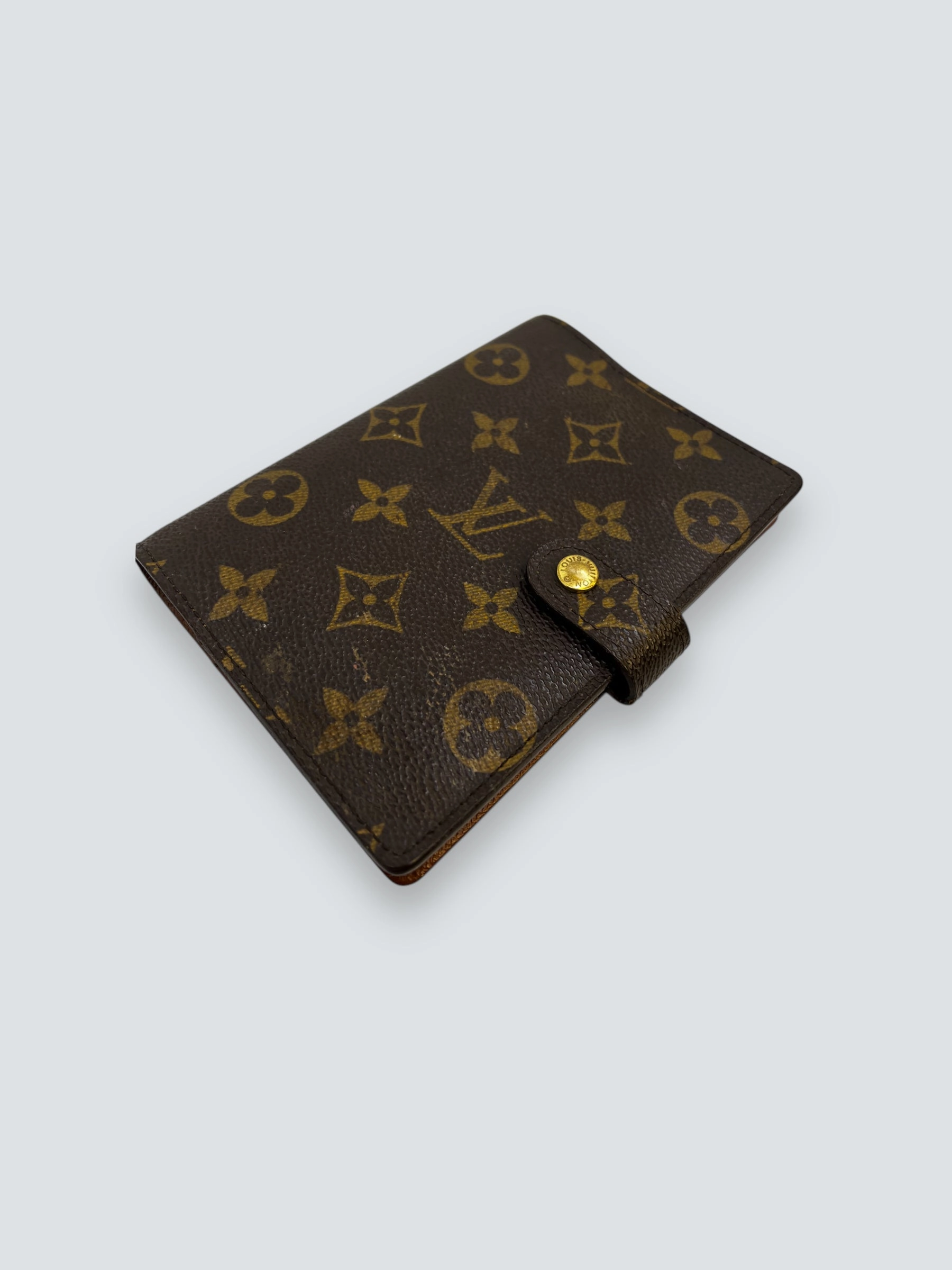 Louis Vuitton Monogram Canvas Small Ring Agenda Cover