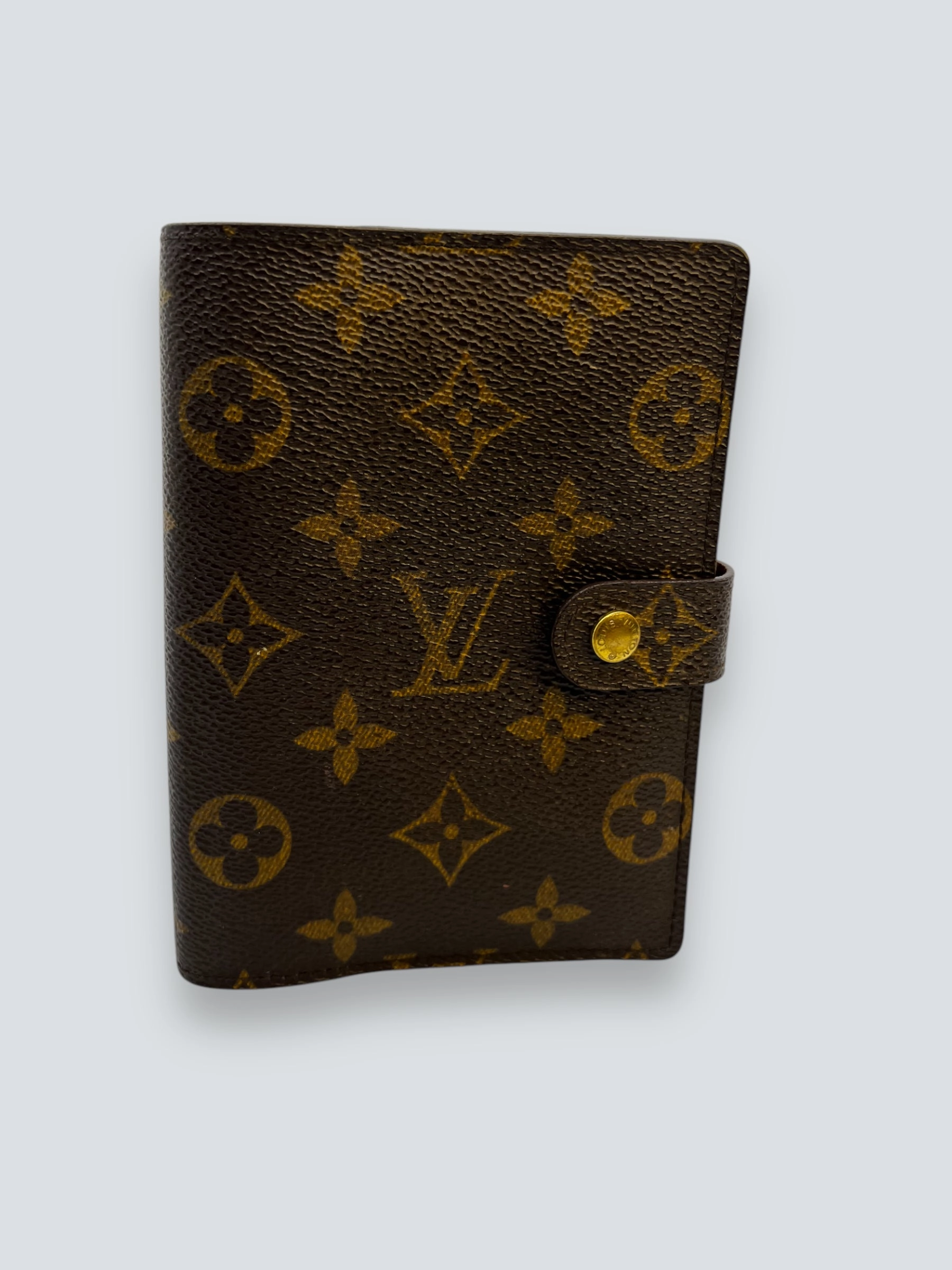 Louis Vuitton Monogram Canvas Small Ring Agenda Cover