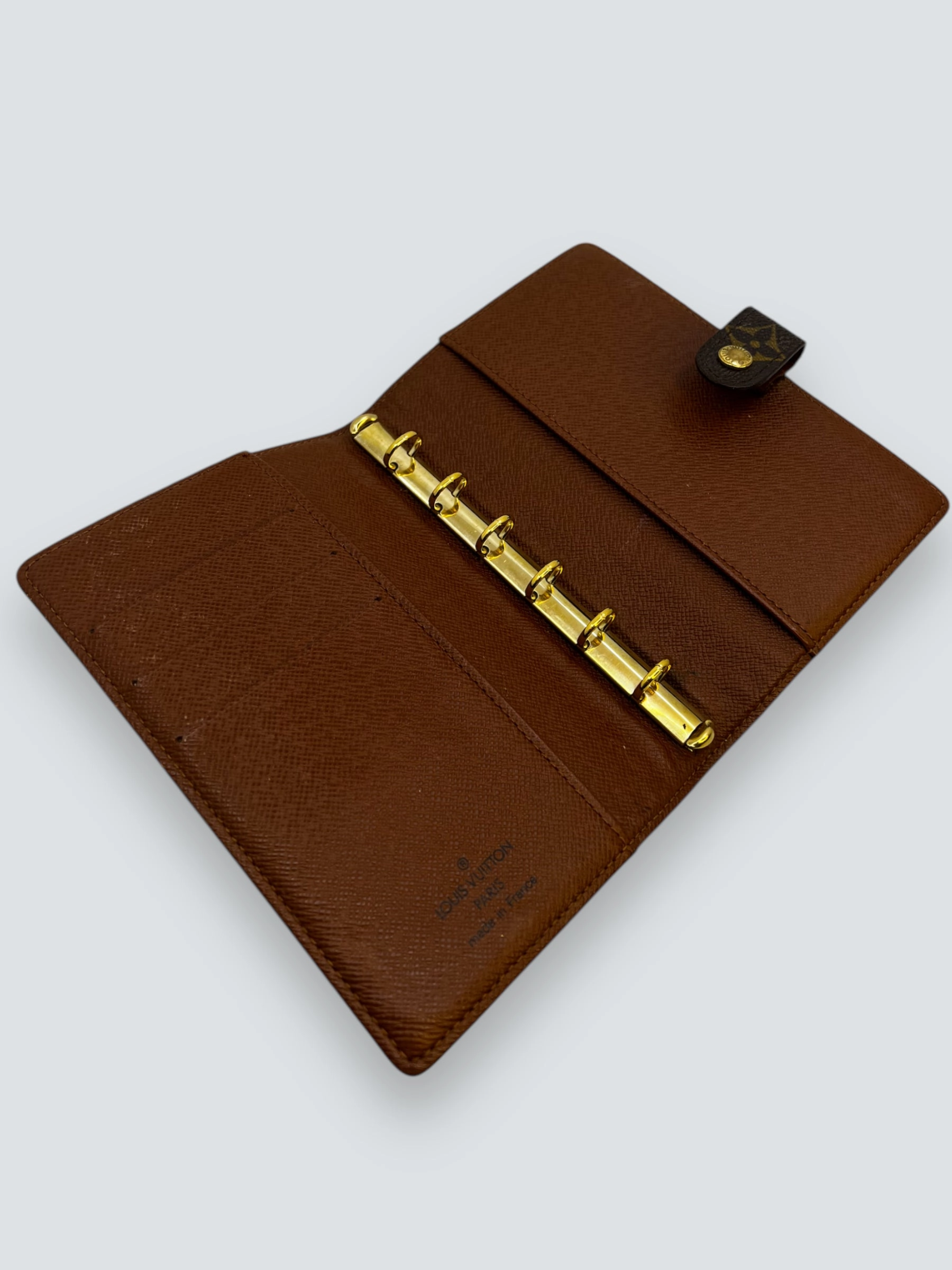 Louis Vuitton Monogram Canvas Small Ring Agenda Cover
