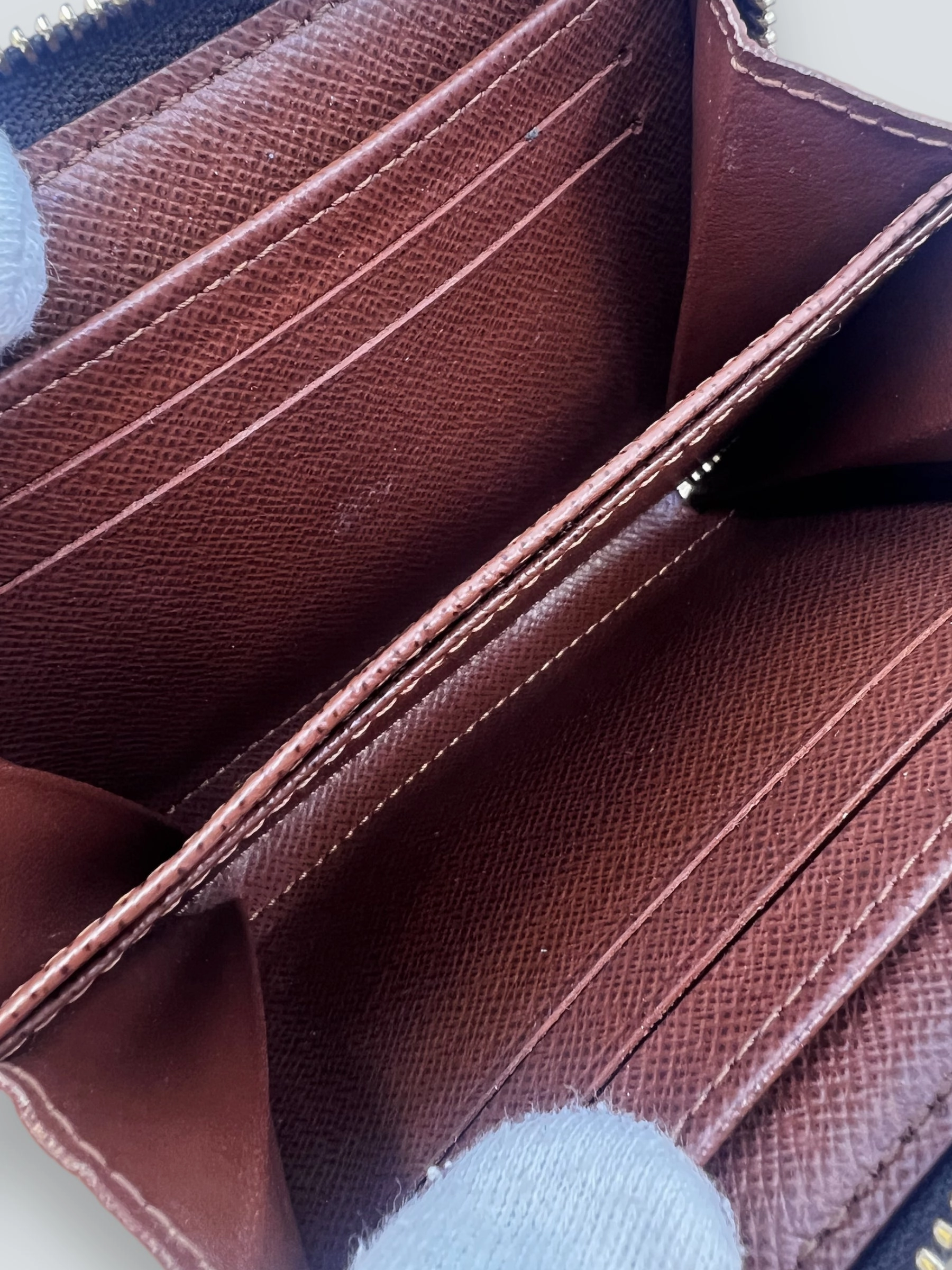 Louis Vuitton Monogram Canvas Zip Wallet