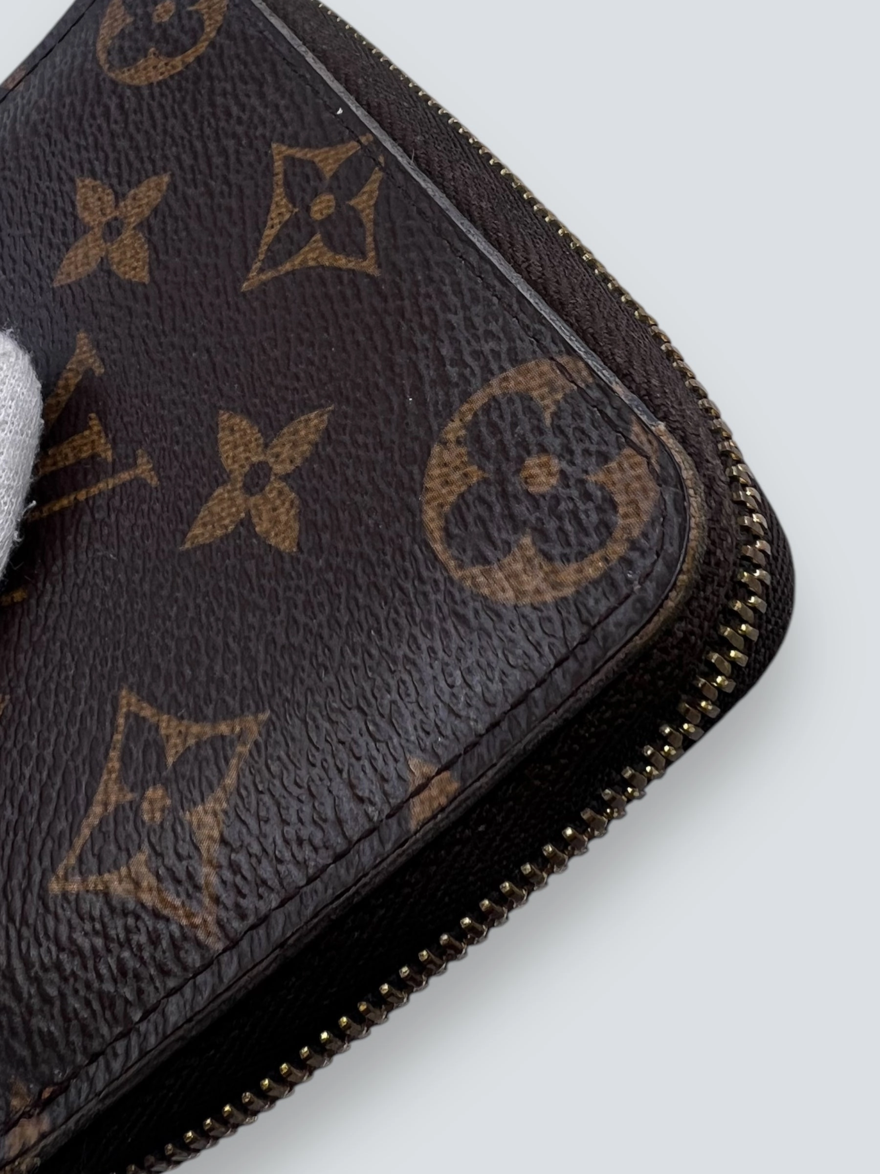 Louis Vuitton Monogram Canvas Zip Wallet