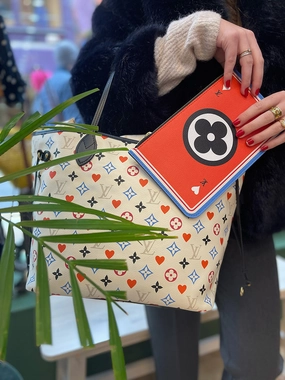Louis Vuitton Multicolour Monogram Limited Edition Game On Canvas Neverfull MM Tote