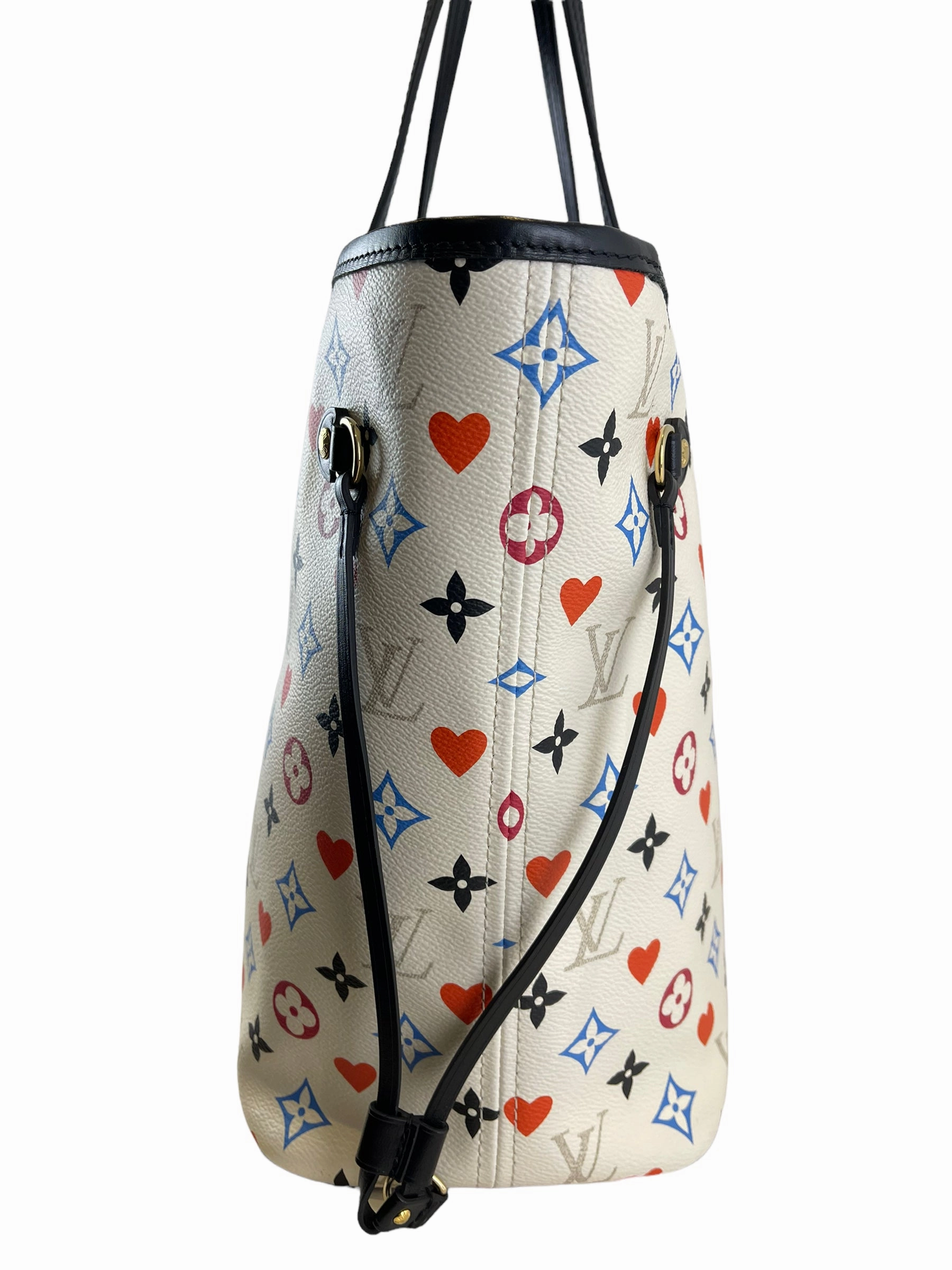 Louis Vuitton Multicolour Monogram Limited Edition Game On Canvas Neverfull MM Tote