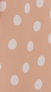 Lyssa Mini Dress - Beige/White Spot