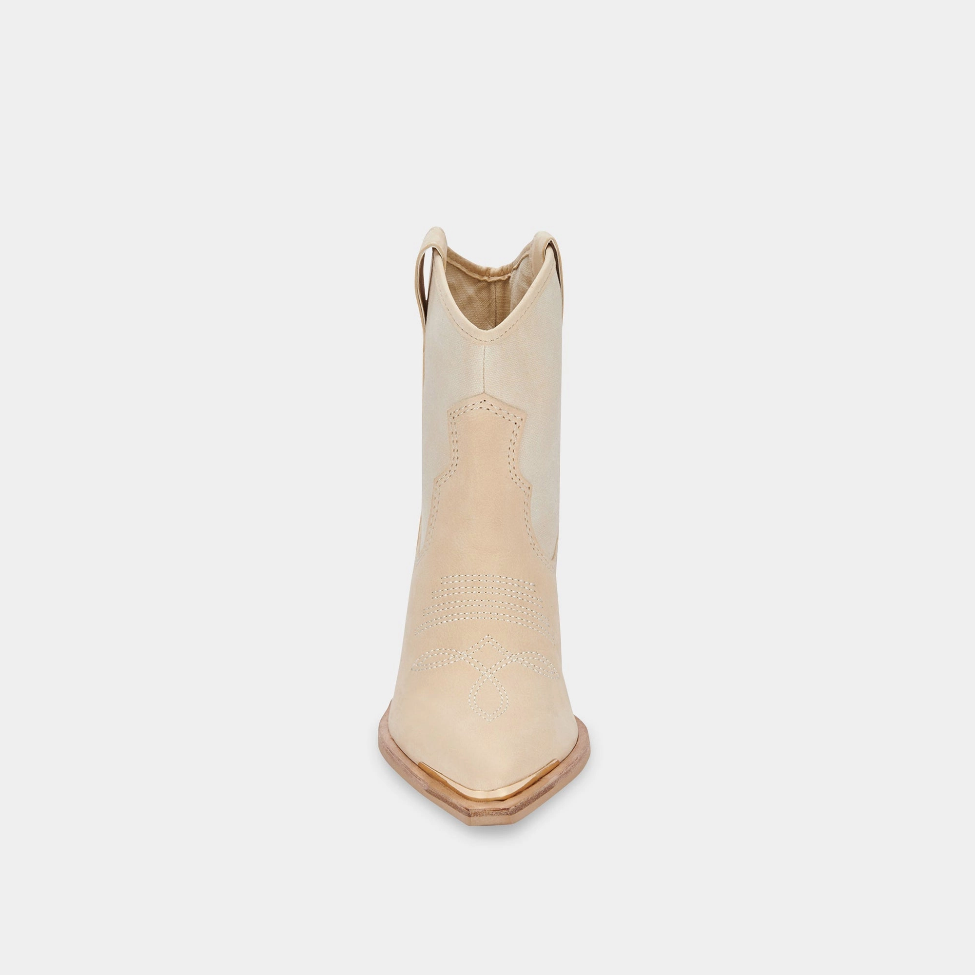 NASHE BOOTIES VANILLA NUBUCK - re:vita