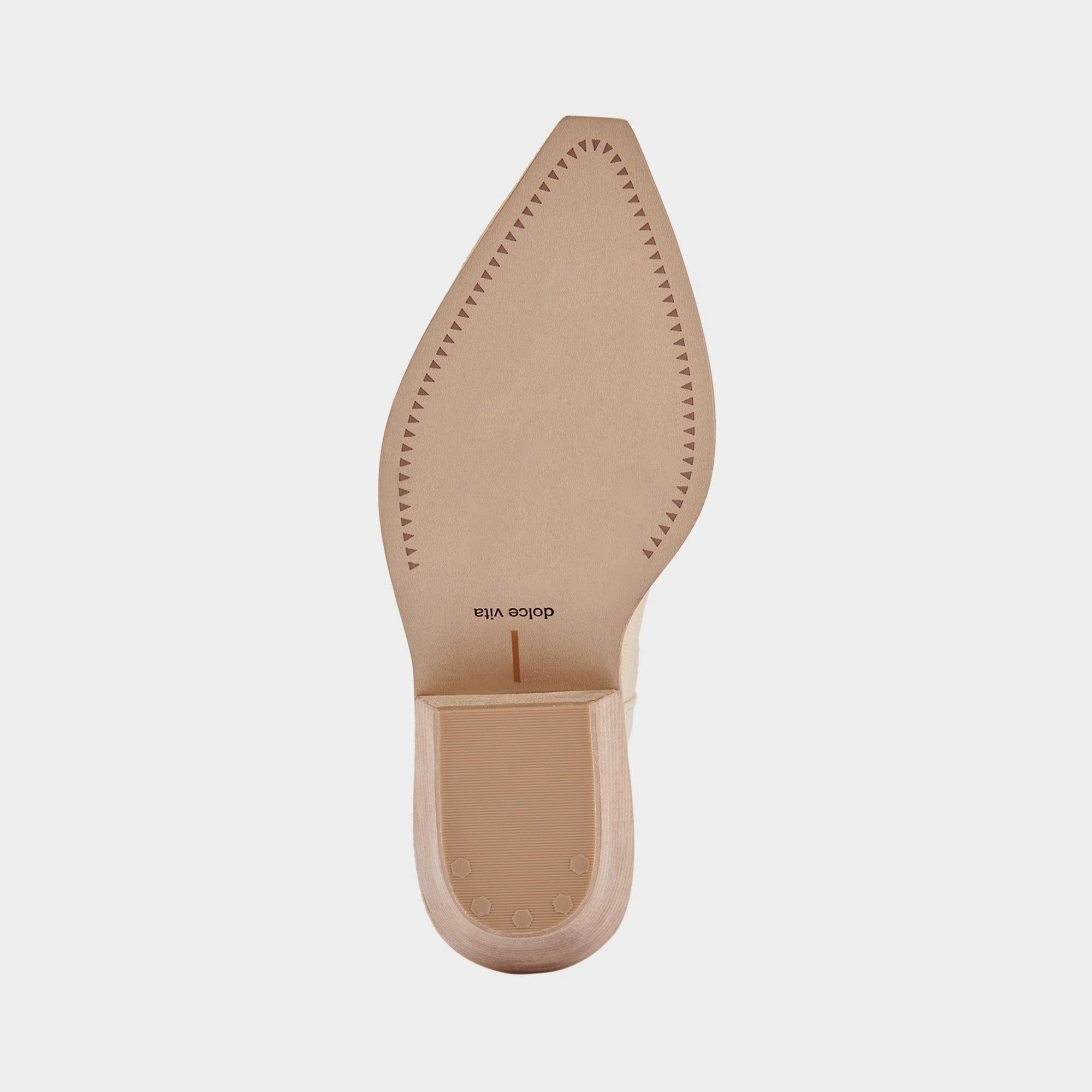 NASHE BOOTIES VANILLA NUBUCK - re:vita