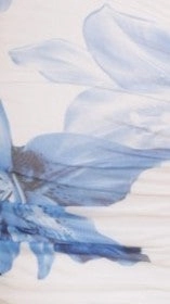 Natalia Midi Dress - Blue Flower