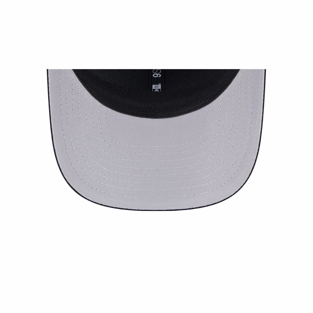 New Era Miami HEAT Black Canvas Stretch Snapback
